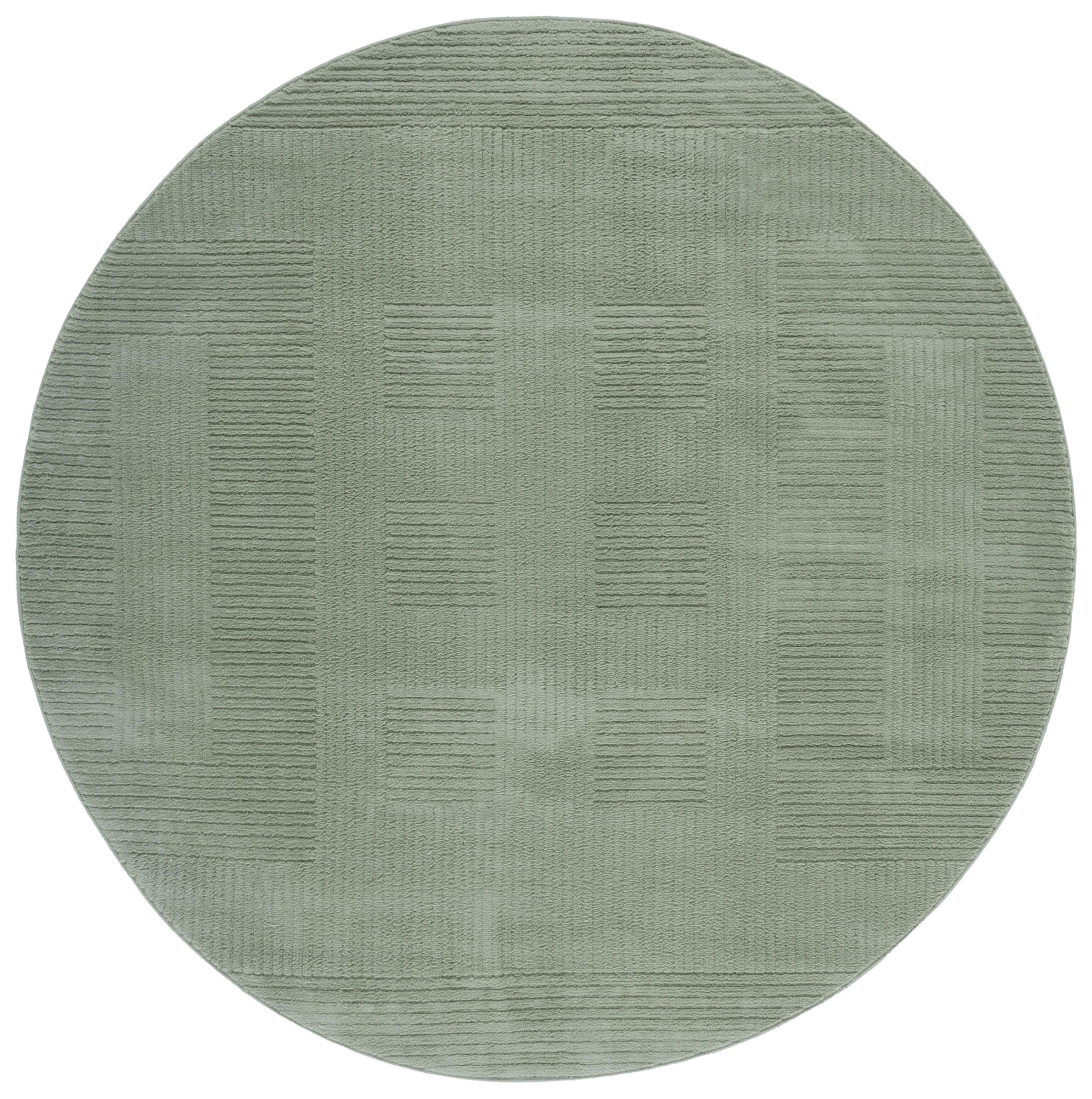 Safavieh Selena 6' 7" x 6' 7" Round Area Rug, Green, large