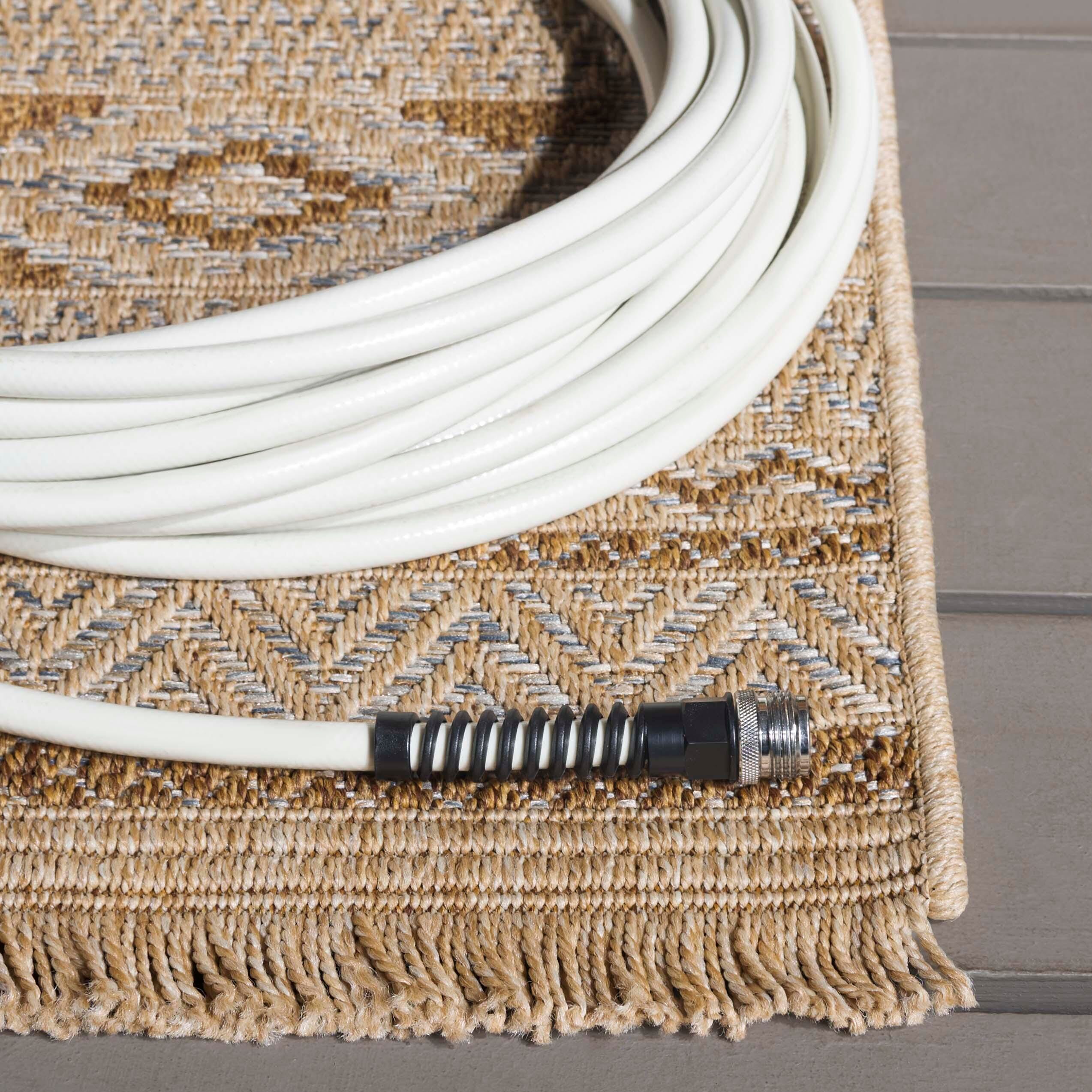 Safavieh Wicker 6' 7" x 6' 7" Square Area Rug, Gray/Brown, large