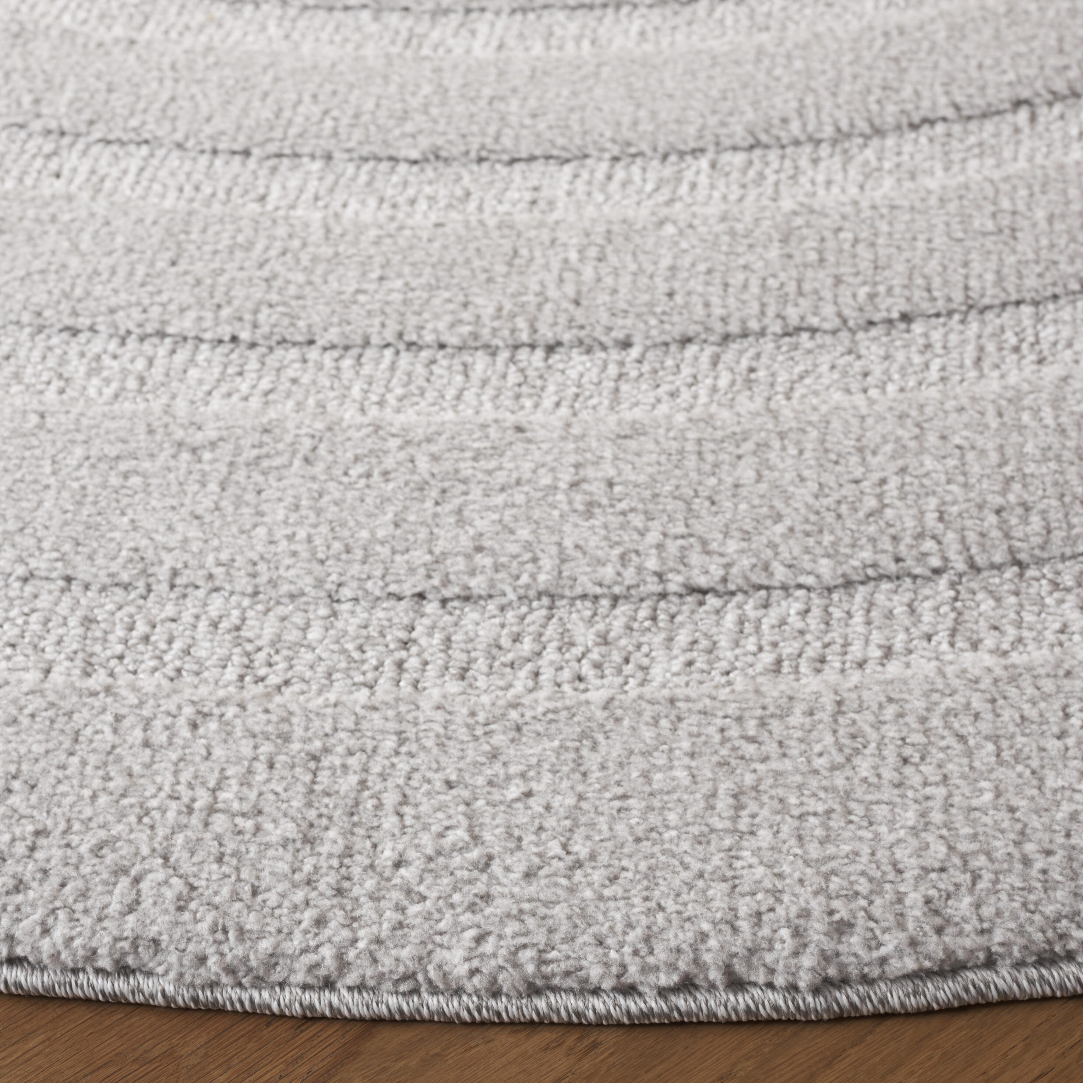 Safavieh Ramona 6' 7" x 6' 7" Round Area Rug, Light Gray, large