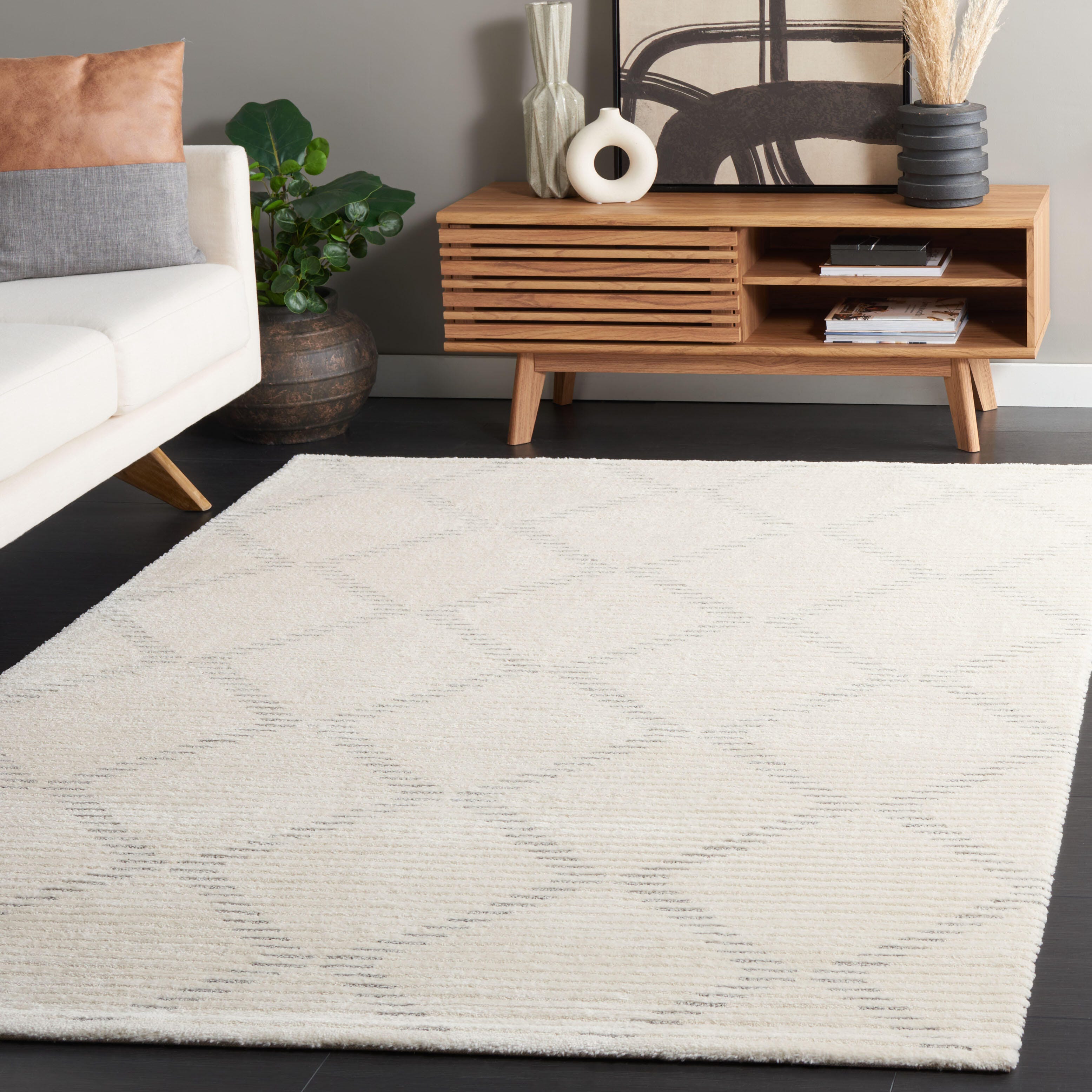 Safavieh Neptune 6' 7" x 8' 7" Area Rug, Ivory/Gray, rollover