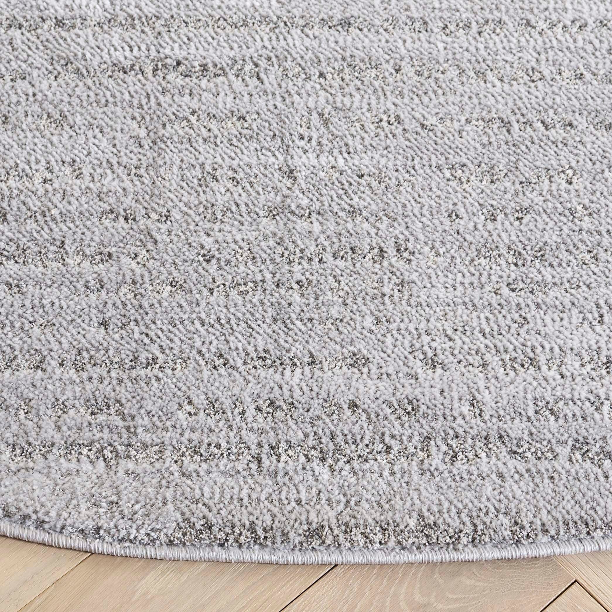 Safavieh Neptune 6' 7" x 6' 7" Round Area Rug, Light Gray/Gray, large