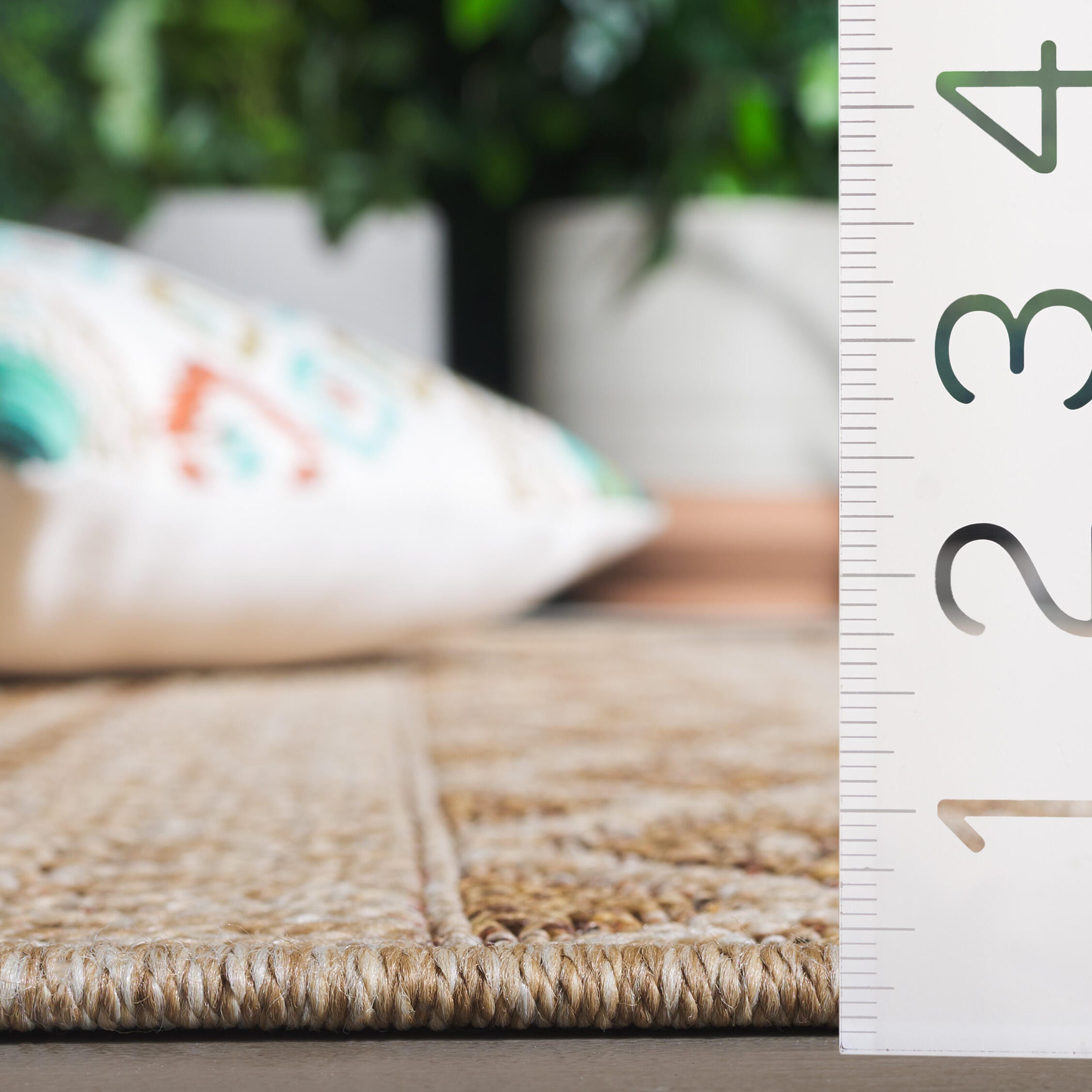 Safavieh Wicker 8' x 10' Area Rug, Natural/Brown, large