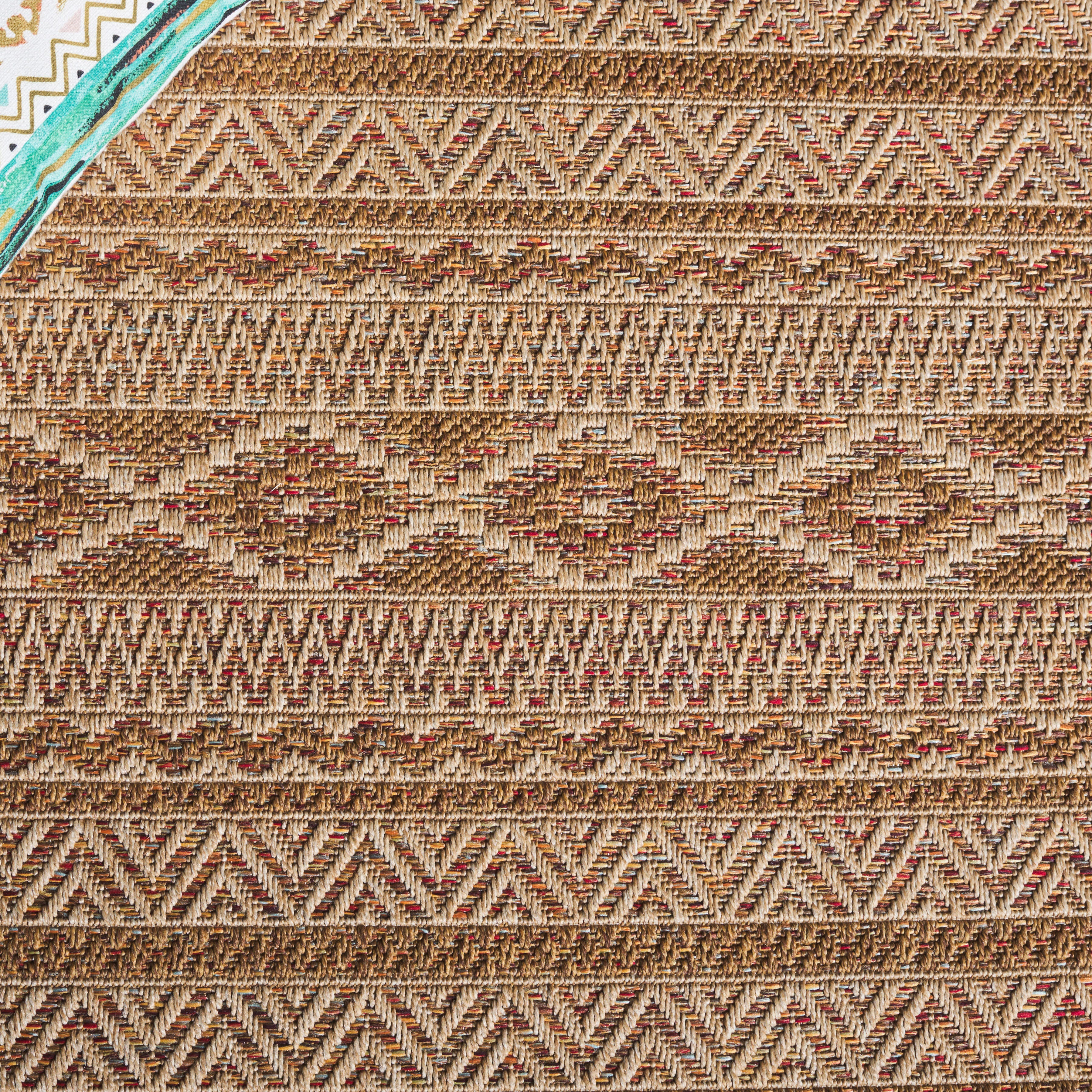 Safavieh Wicker 8' x 10' Area Rug, Natural/Brown, large