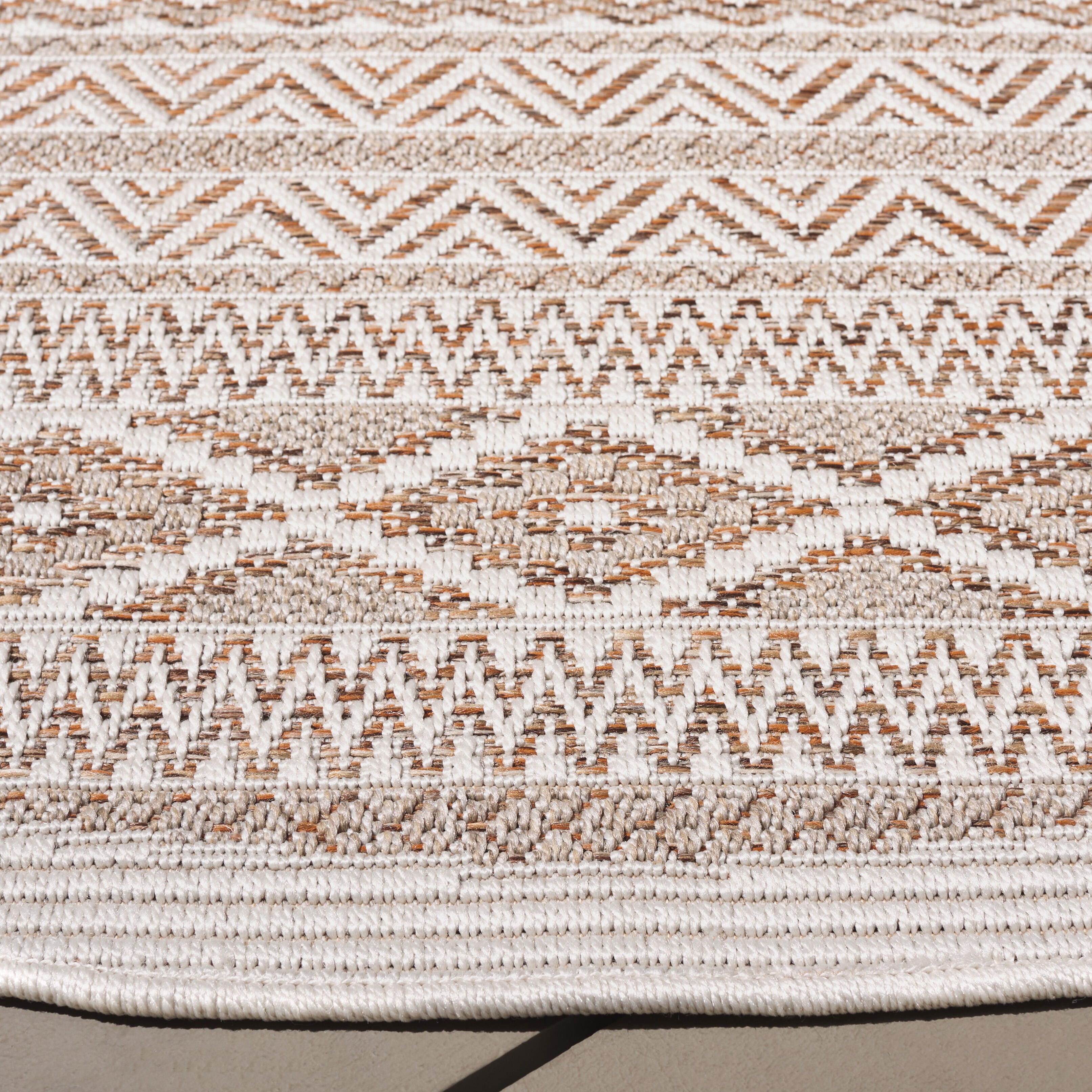 Safavieh Wicker 4' x 6' Area Rug, Orange/Beige, large