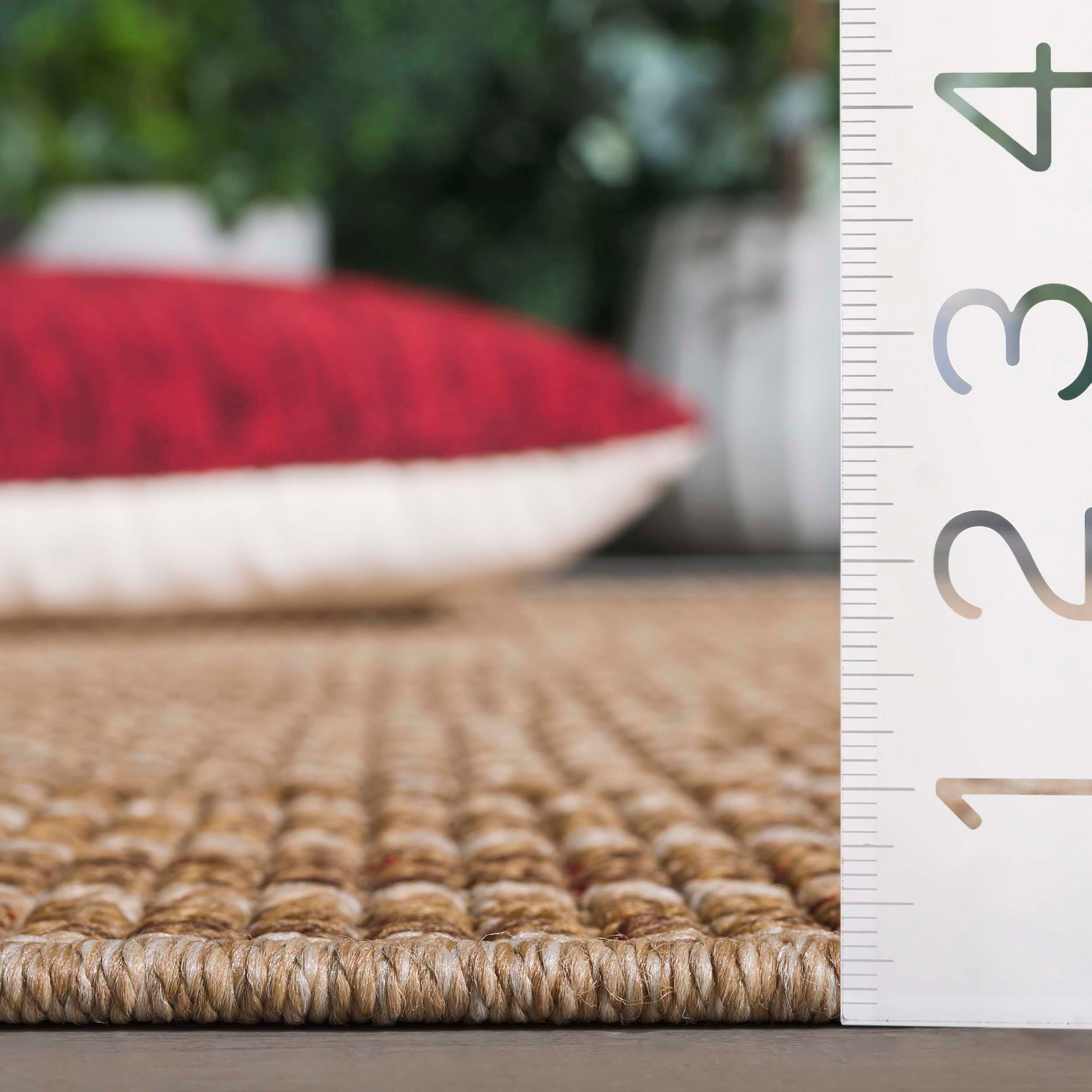 Safavieh Wicker 5' 3" x 7' 6" Area Rug, Natural/Brown, large