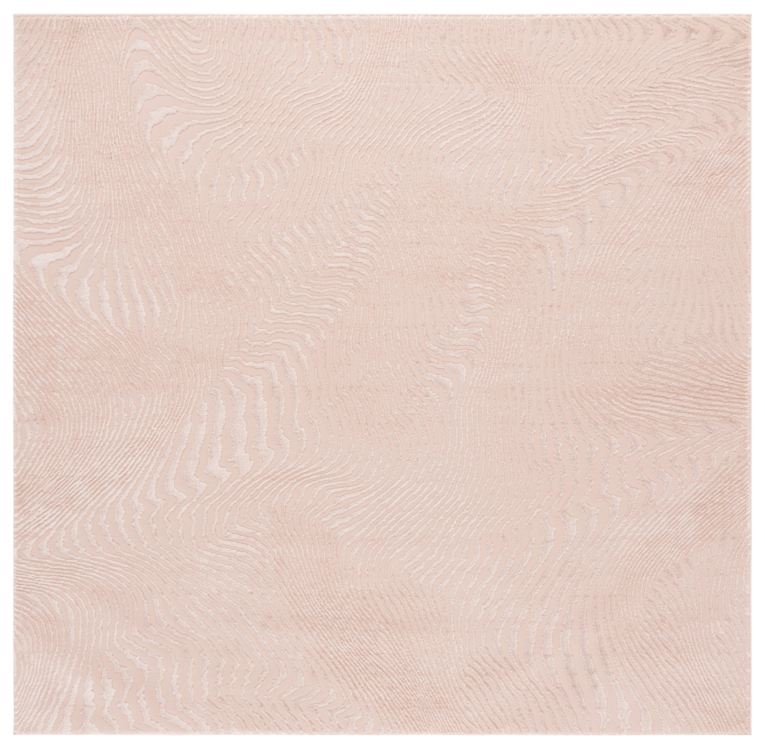 Safavieh Revive 6' 7" x 6' 7" Square Area Rug, Pink/Ivory, large