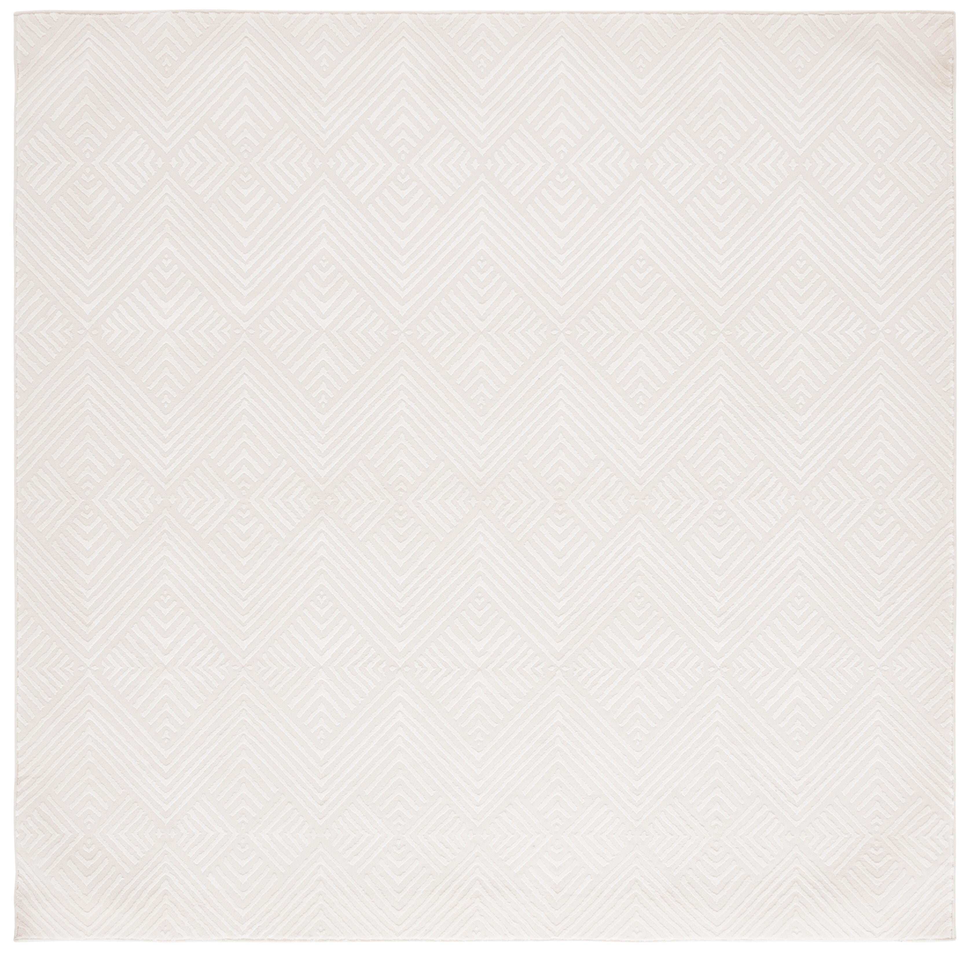 Safavieh Revive 6' 7" x 6' 7" Square Area Rug, Ivory, large