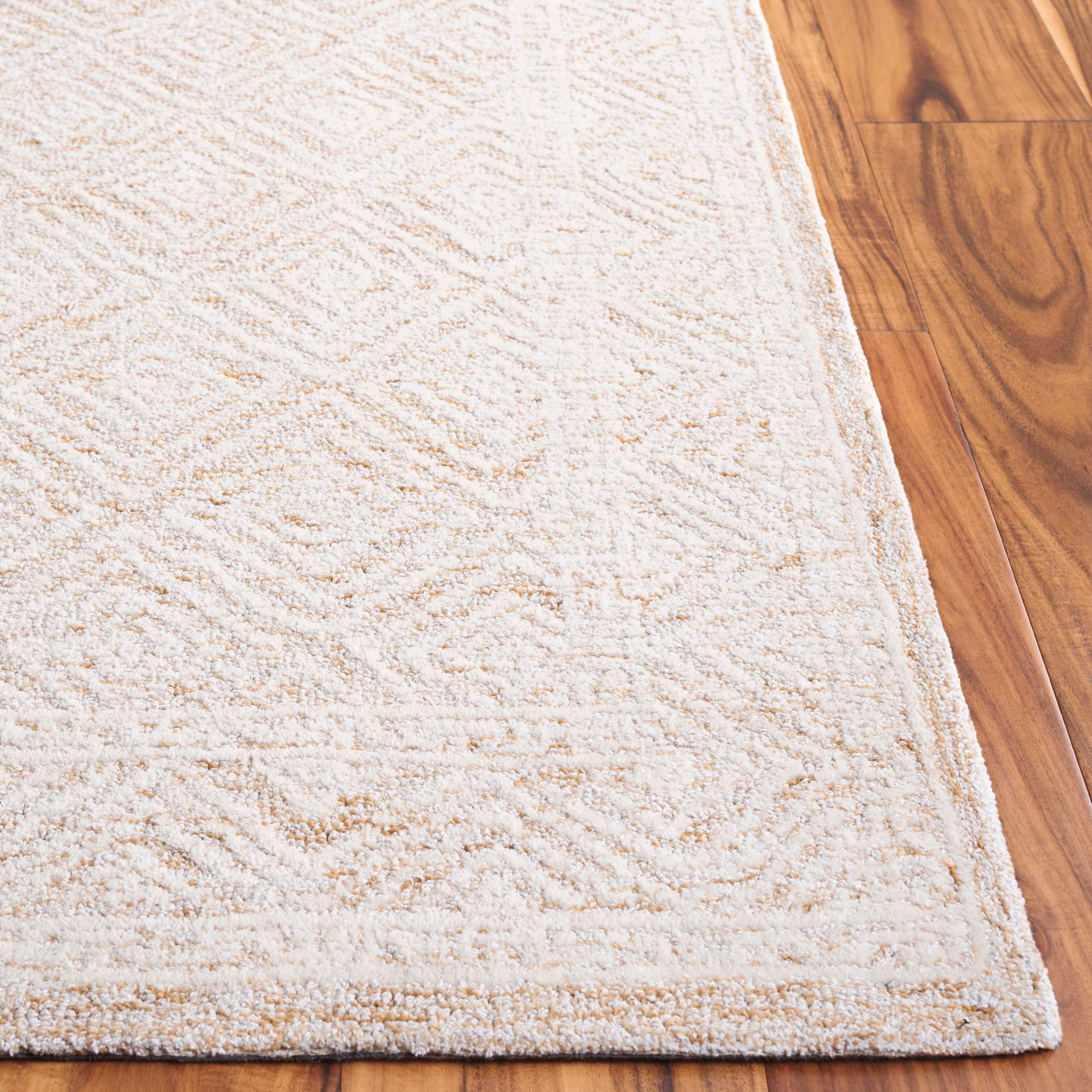 Safavieh Pine 6' x 6' Square Area Rug, Ivory/Orange, large