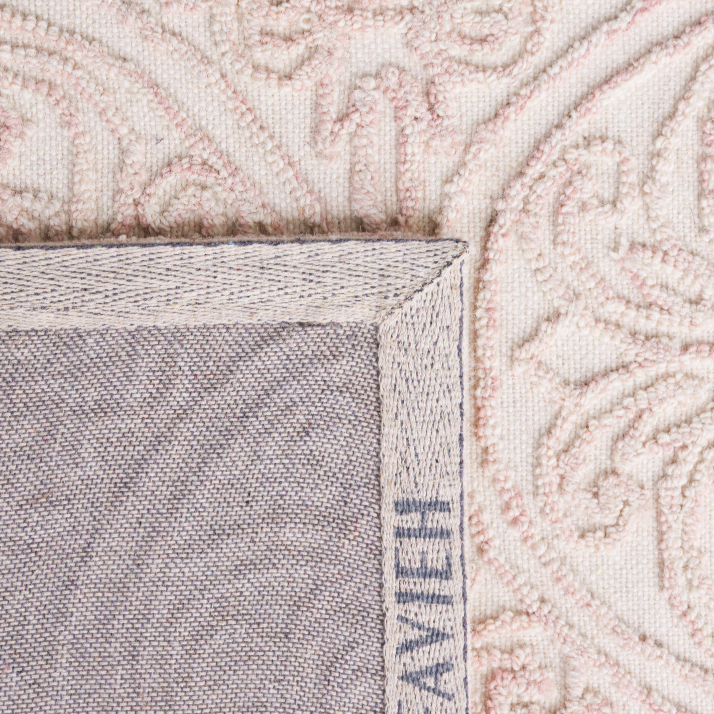 Safavieh Martha Stewart Collection Andreea 2'3" x 8' Runner Rug, Ivory/Pink, large