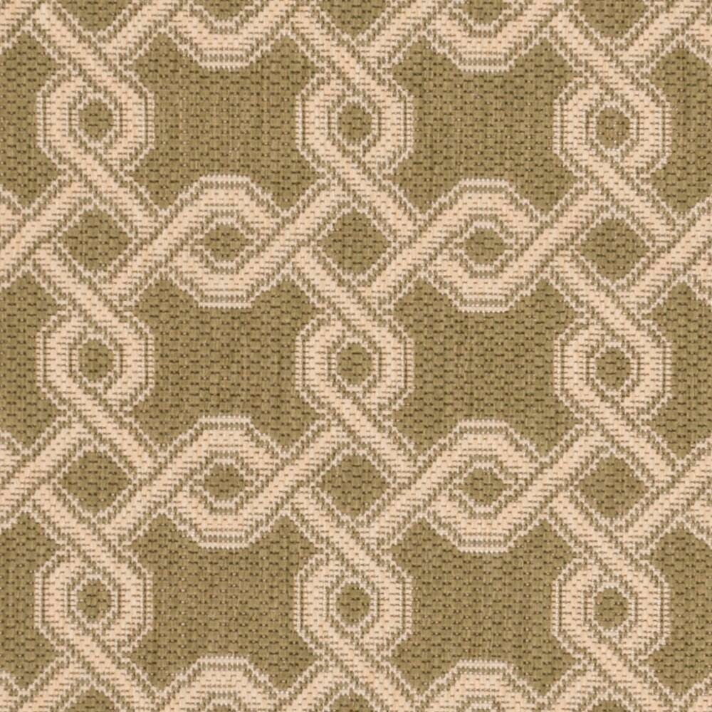 Safavieh Martha Stewart Collection Ceca 6'7" x 9'6" Area Rug, Green/Creme, large