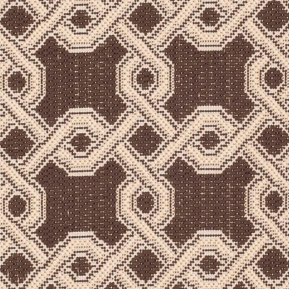 Safavieh Martha Stewart Collection Ceca 2'7" x 8'2" Runner Rug, Chocolate/Cream, large