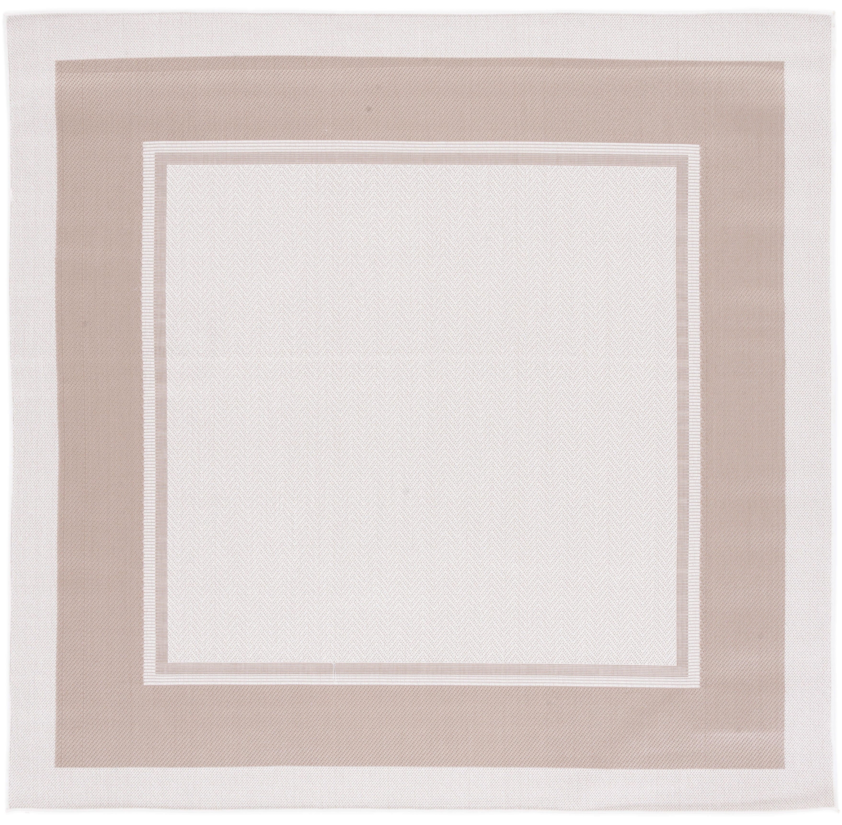 Safavieh Martha Stewart Collection Temenuzka 6'7" x 6'7" Square Rug, Ivory/Beige, large
