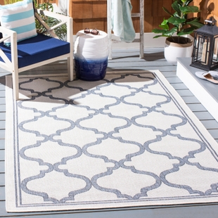 Safavieh Martha Stewart Collection Iemy 4'5" x 6'5" Area Rug, Silver/Gray, rollover