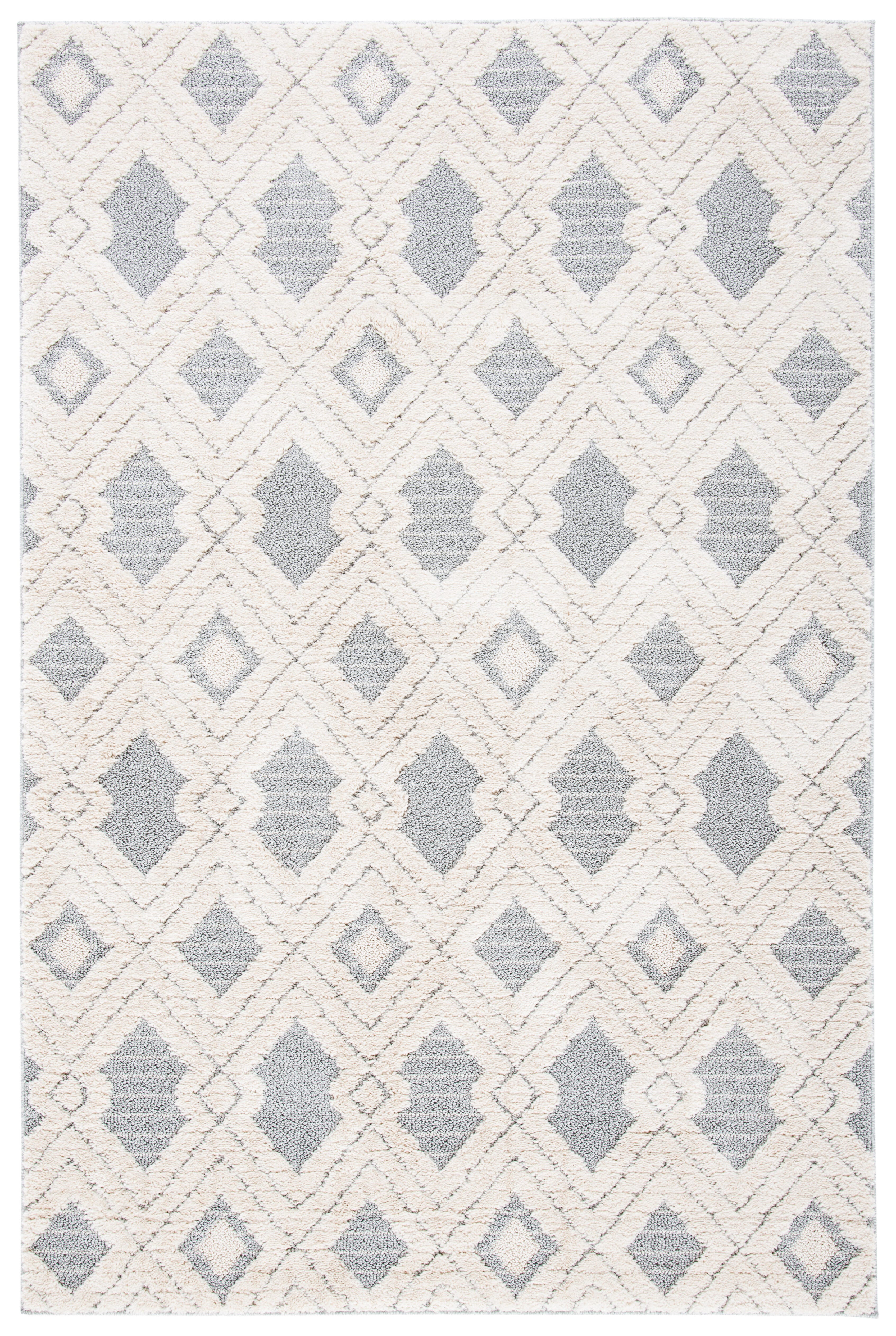 Safavieh Martha Stewart Collection Sefkije 2'6" x 3'9" Area Rug, White/Light Gray, large