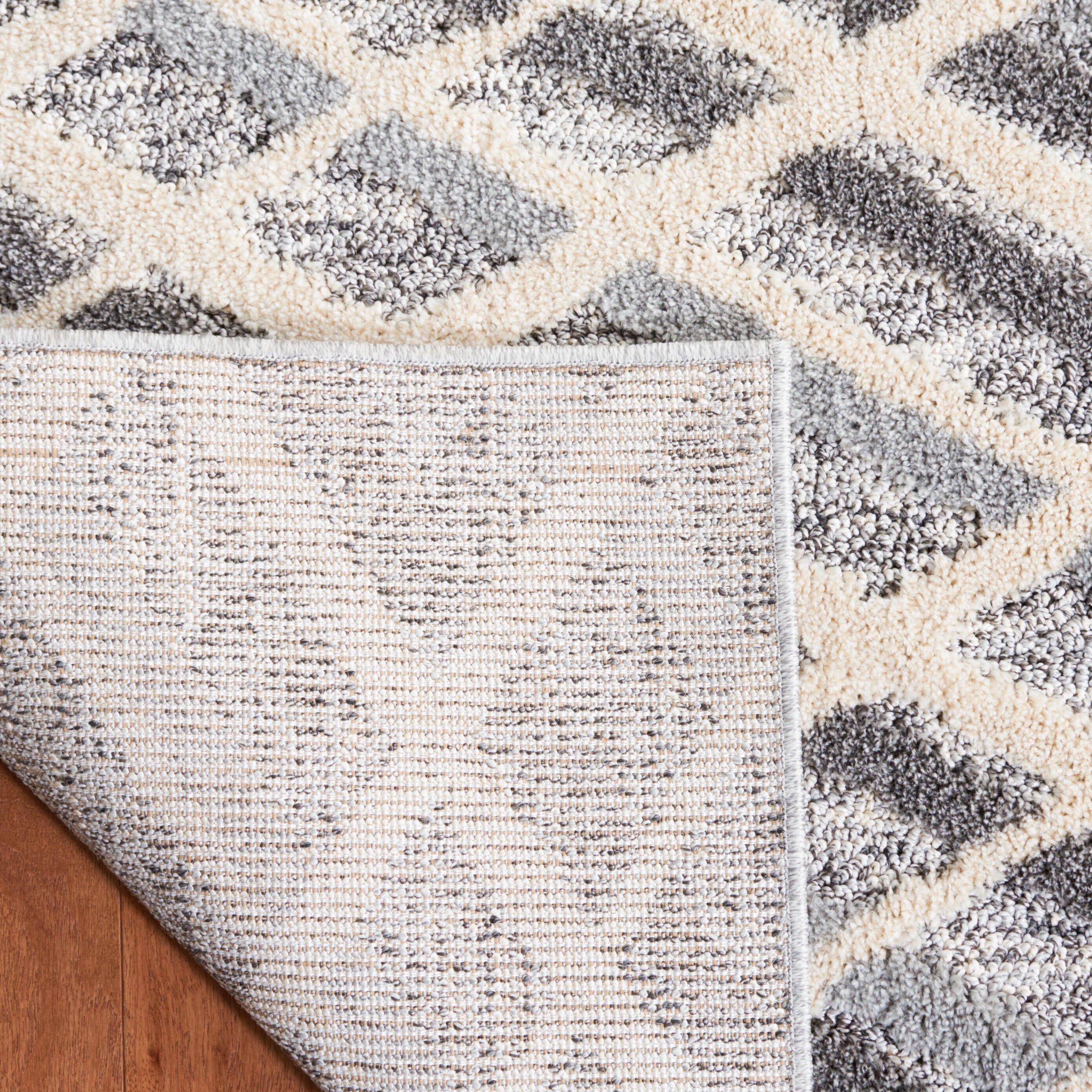 Safavieh Martha Stewart Collection Bosiljka 4' x 6' Area Rug, Ivory Gray/Dark Gray, large