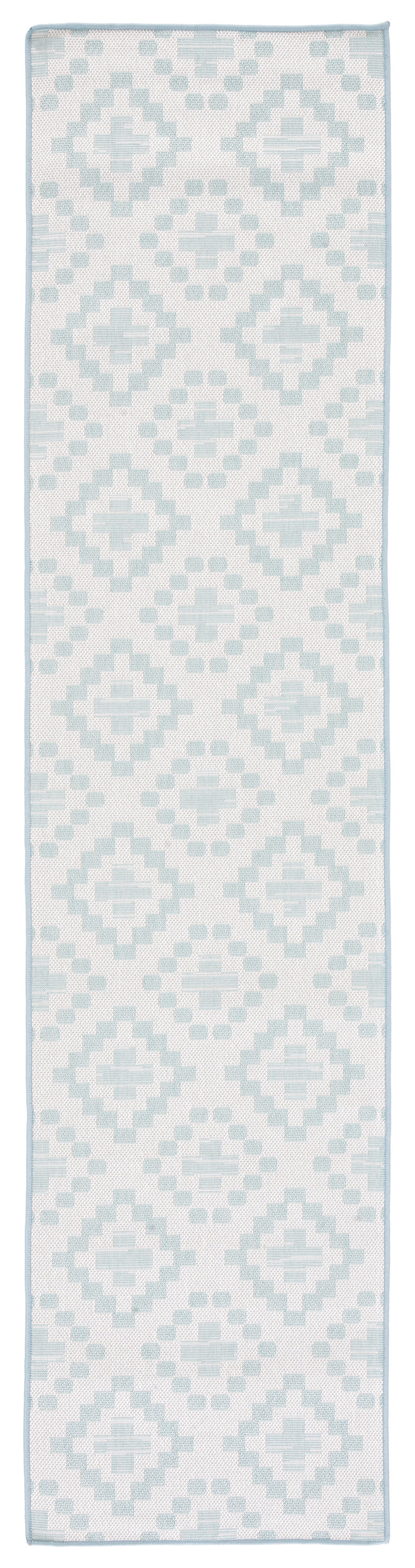 Safavieh Martha Stewart Collection Zauresh 2'2" x 9' Runner Rug, Ivory/Gray, large