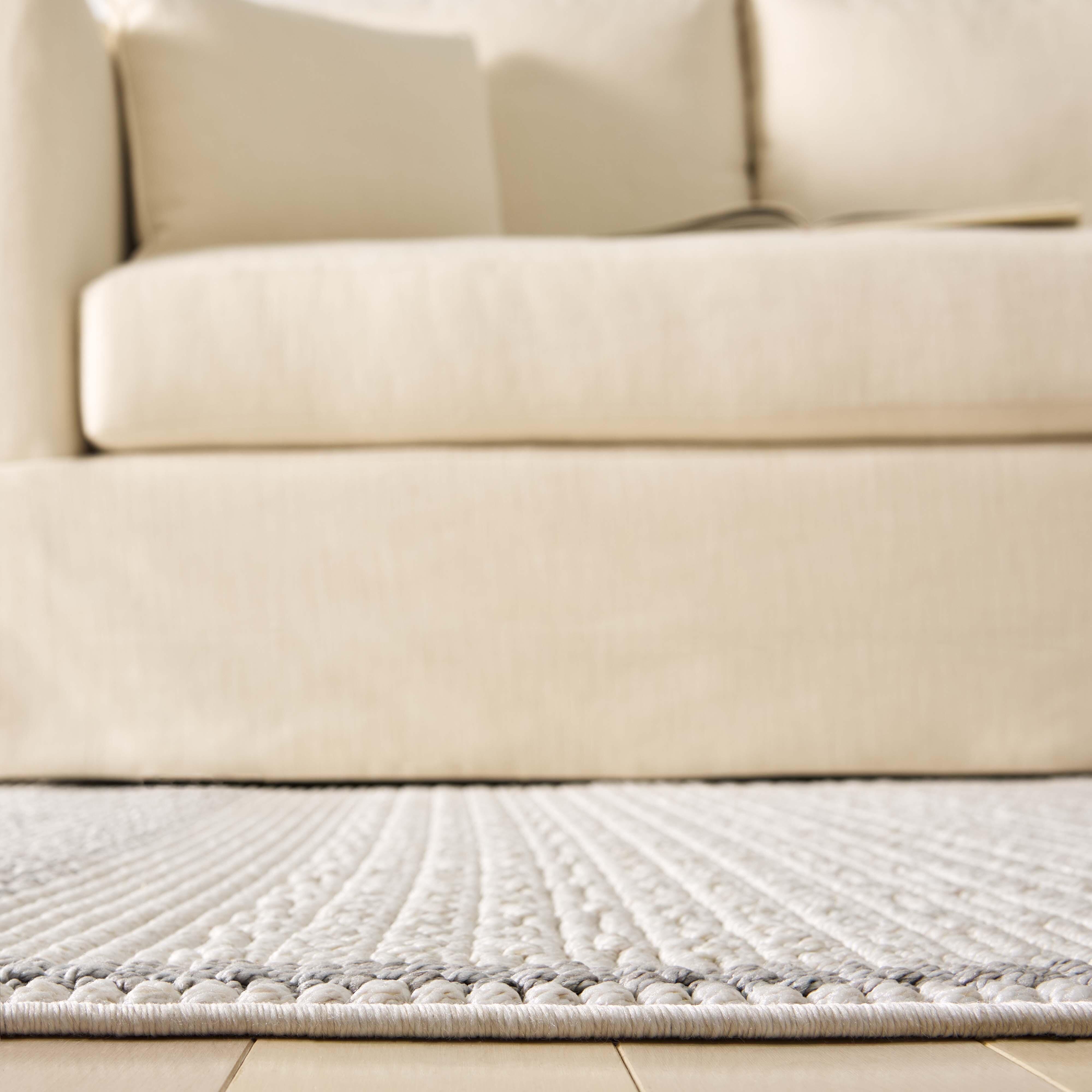 Safavieh Martha Stewart Collection Riin 5'3" x 7'6" Area Rug, Ivory/Gray, large