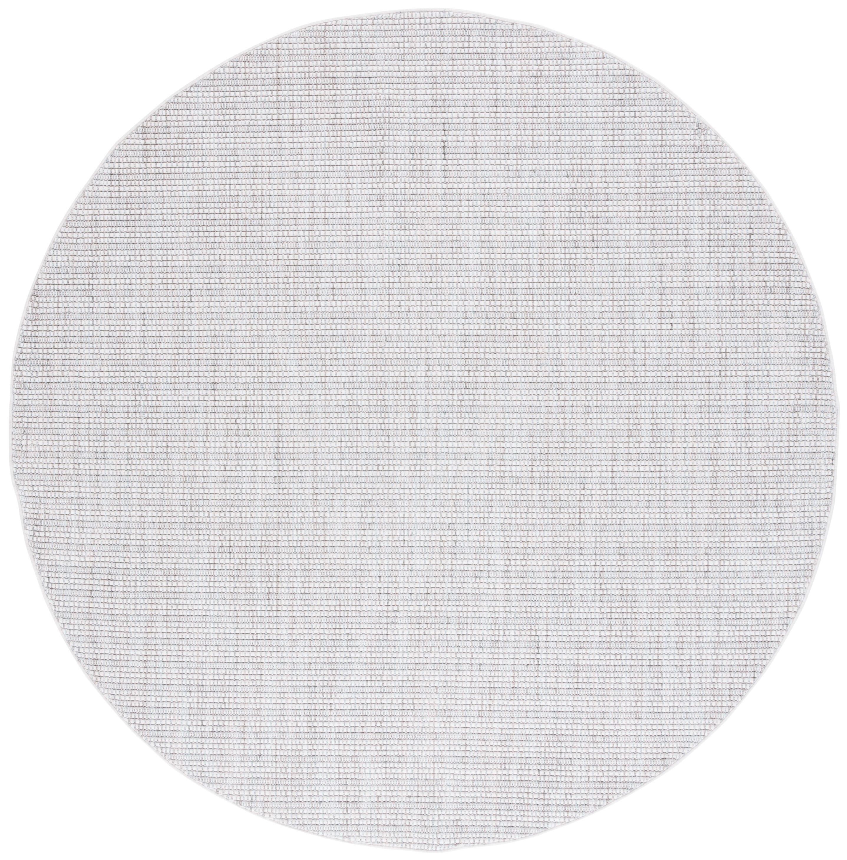 Safavieh Martha Stewart Collection Yogita 6'7" x 6'7" Round Rug, Gray/Ivory, large