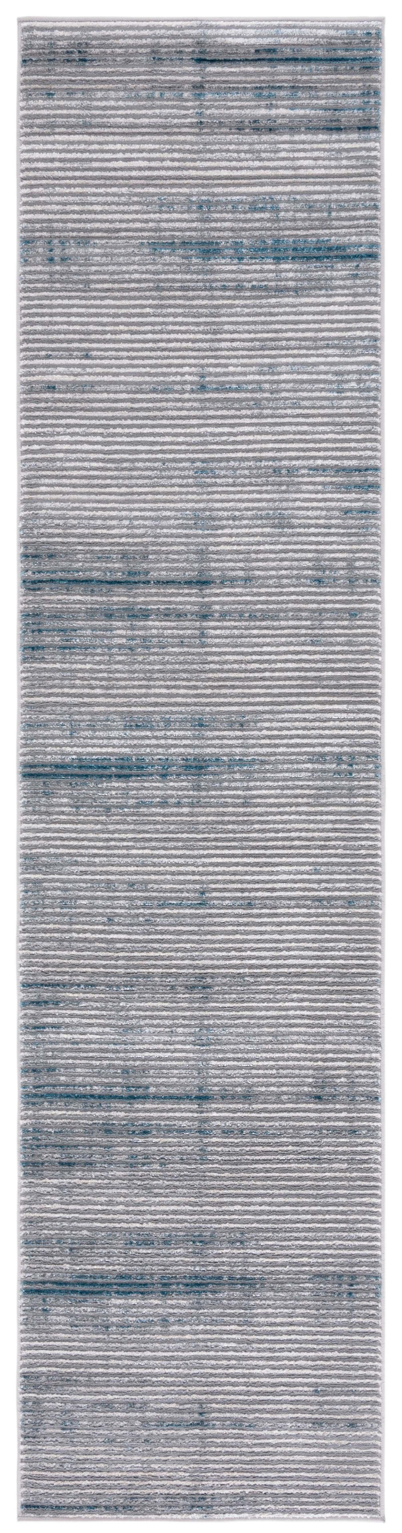Safavieh Martha Stewart Collection Irfana 2'2" x 9' Runner Rug, Gray/Blue, large