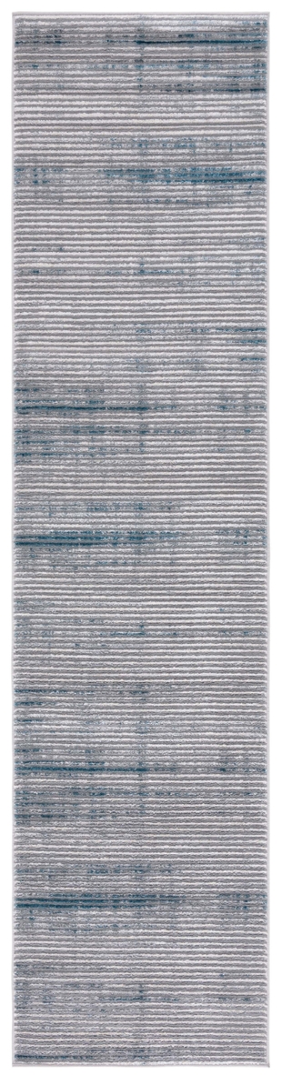 Safavieh Martha Stewart Collection Irfana 2'2" x 9' Runner Rug, Gray/Blue, large