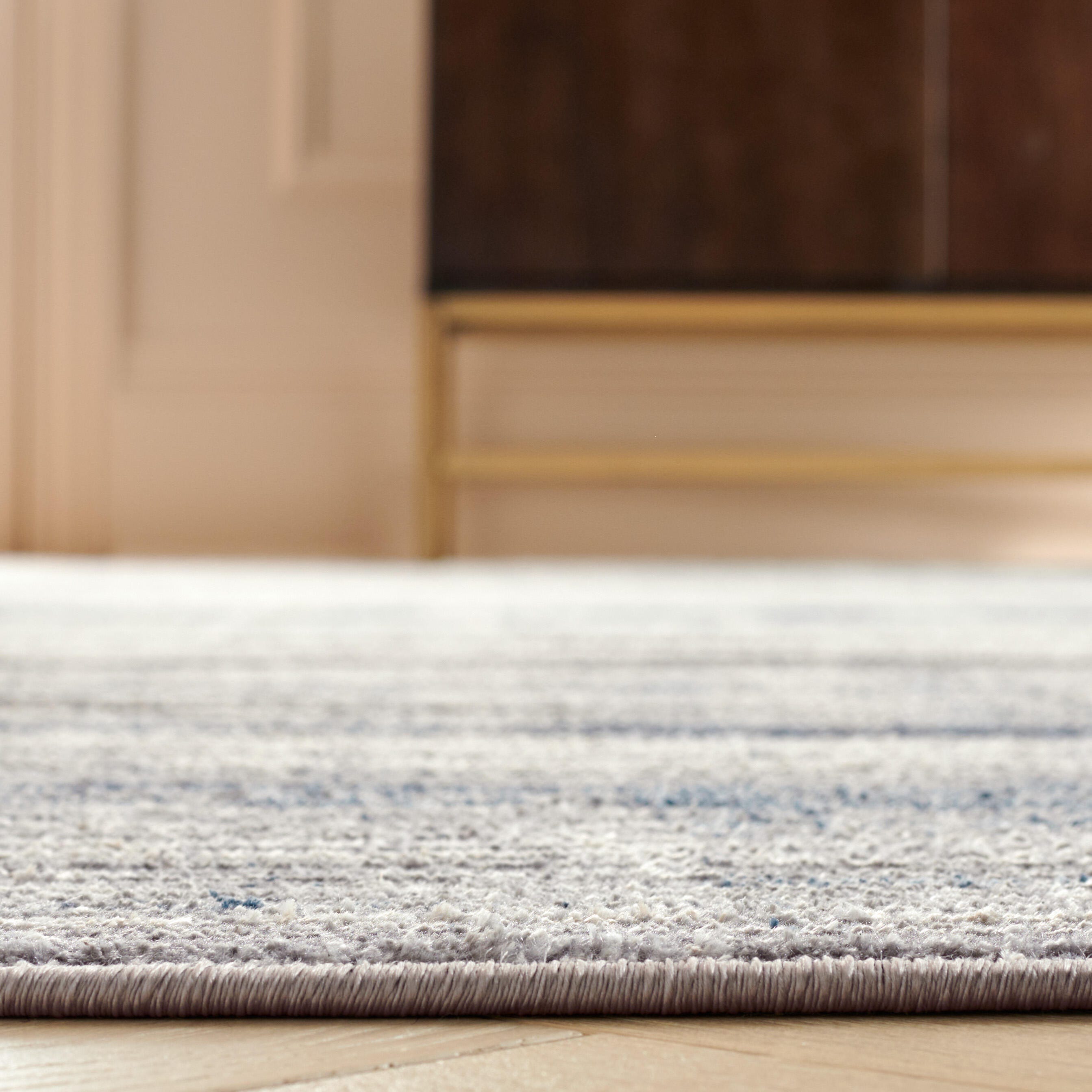 Safavieh Martha Stewart Collection Irfana 2'2" x 9' Runner Rug, Gray/Blue, large