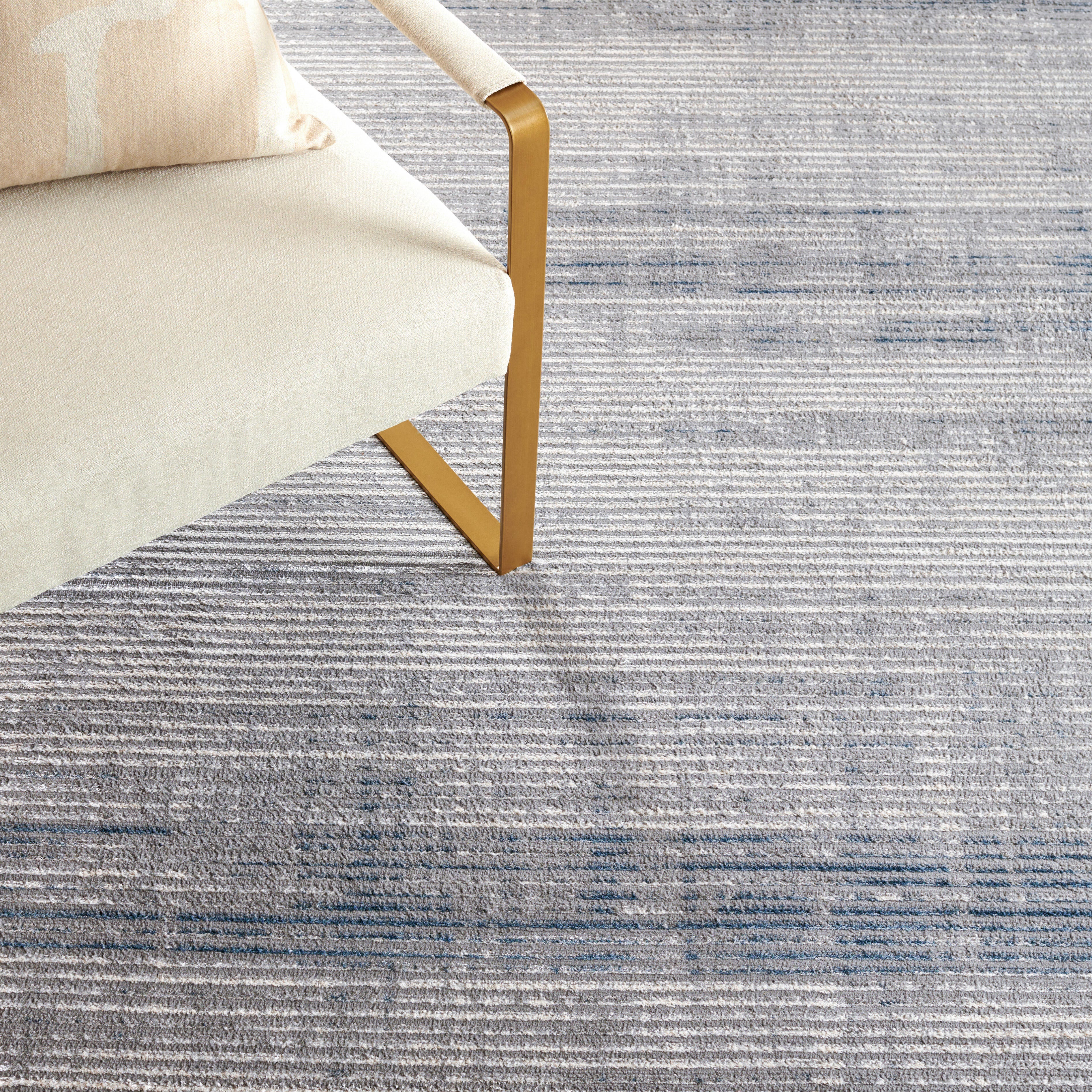 Safavieh Martha Stewart Collection Irfana 2'2" x 9' Runner Rug, Gray/Blue, large