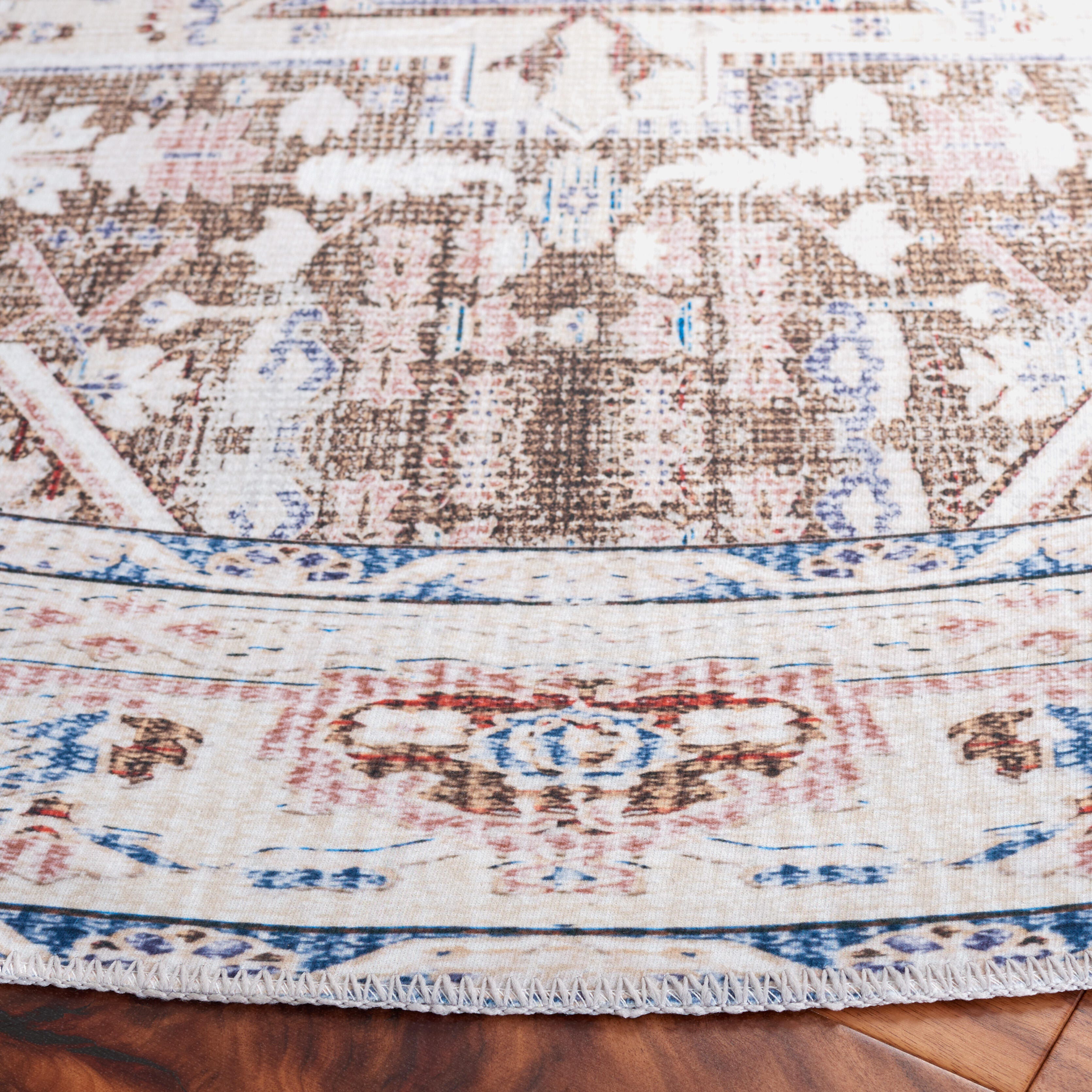 Safavieh Arizona 6' x 6' Round Area Rug, Taupe/Beige, large