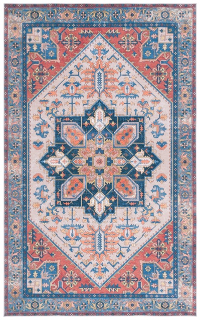 Safavieh Arizona 5' x 8' Area Rug, Rust/Beige