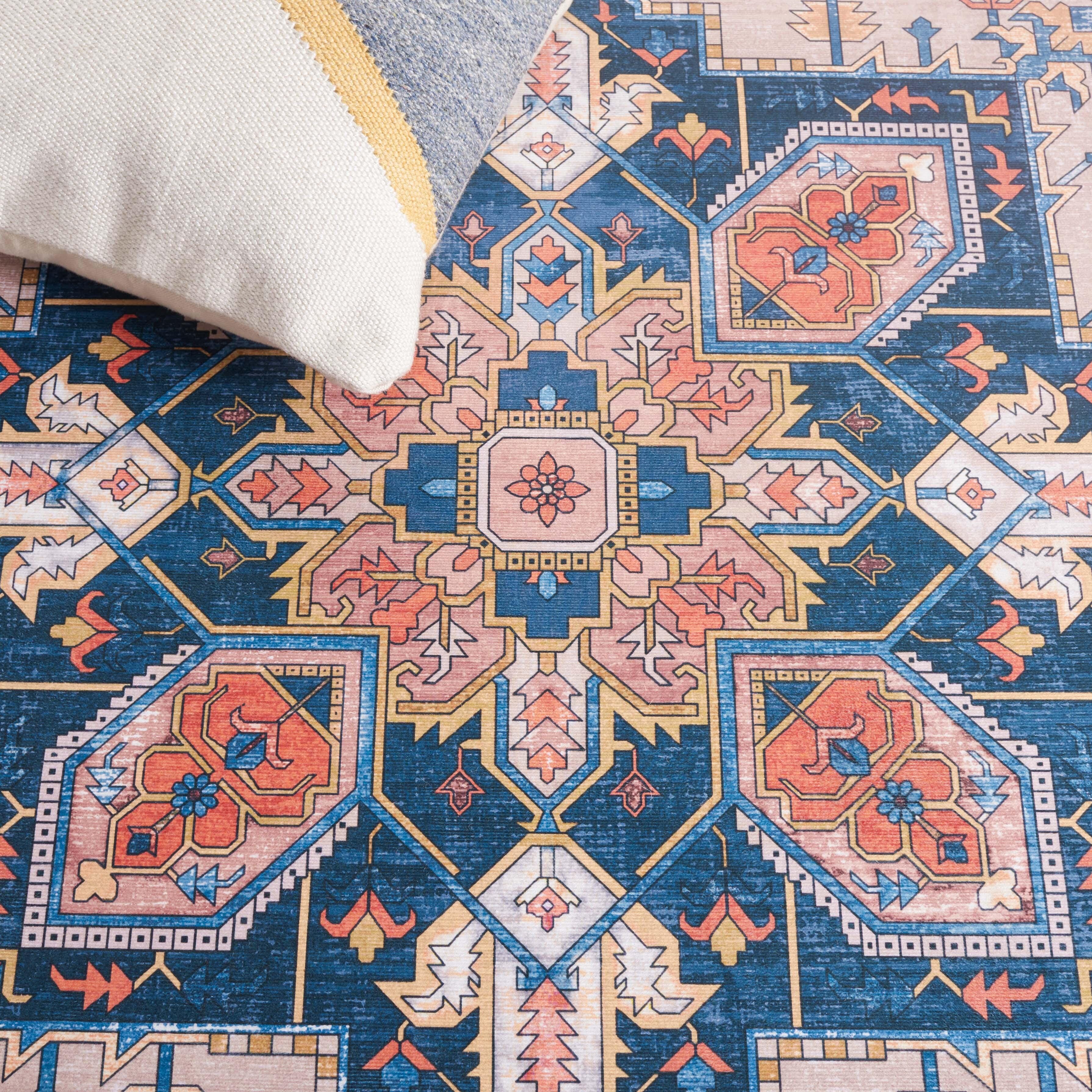 Safavieh Arizona 5' x 8' Area Rug, Rust/Beige, large