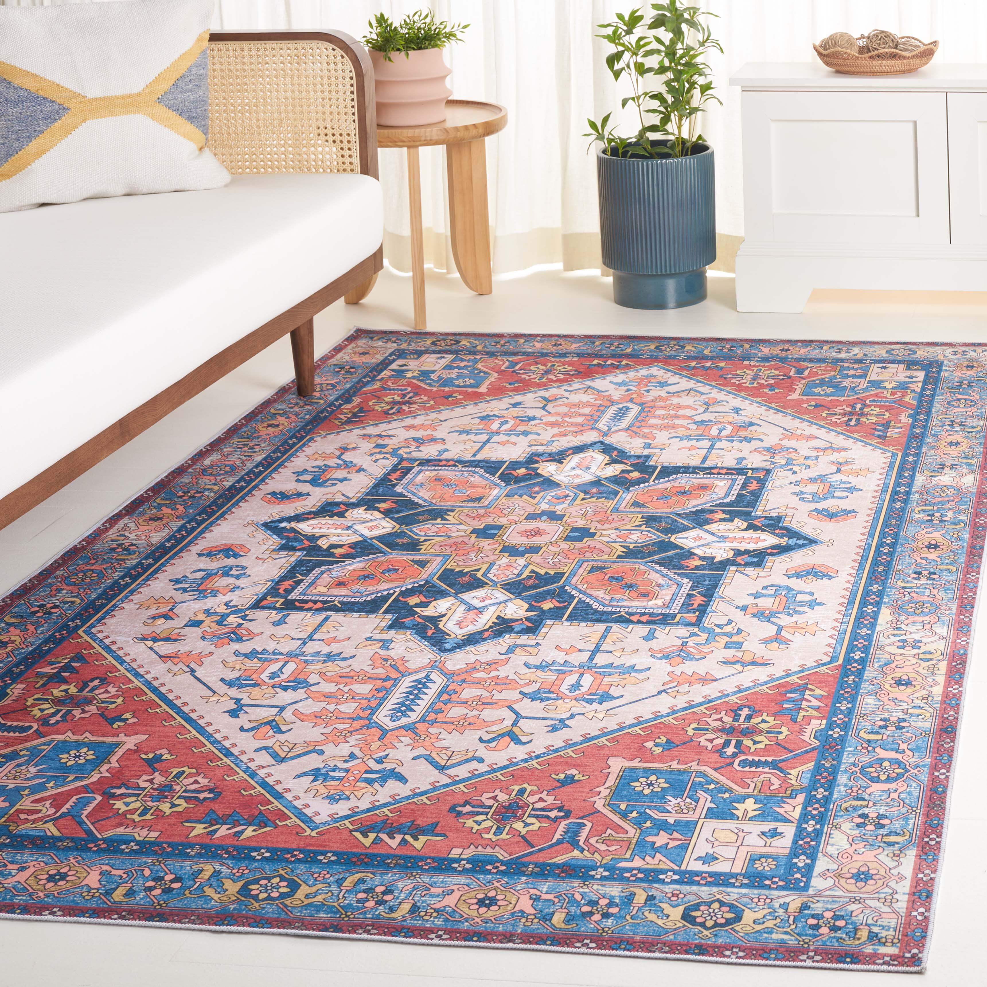 Safavieh Arizona 6' x 9' Area Rug, Rust/Beige, rollover