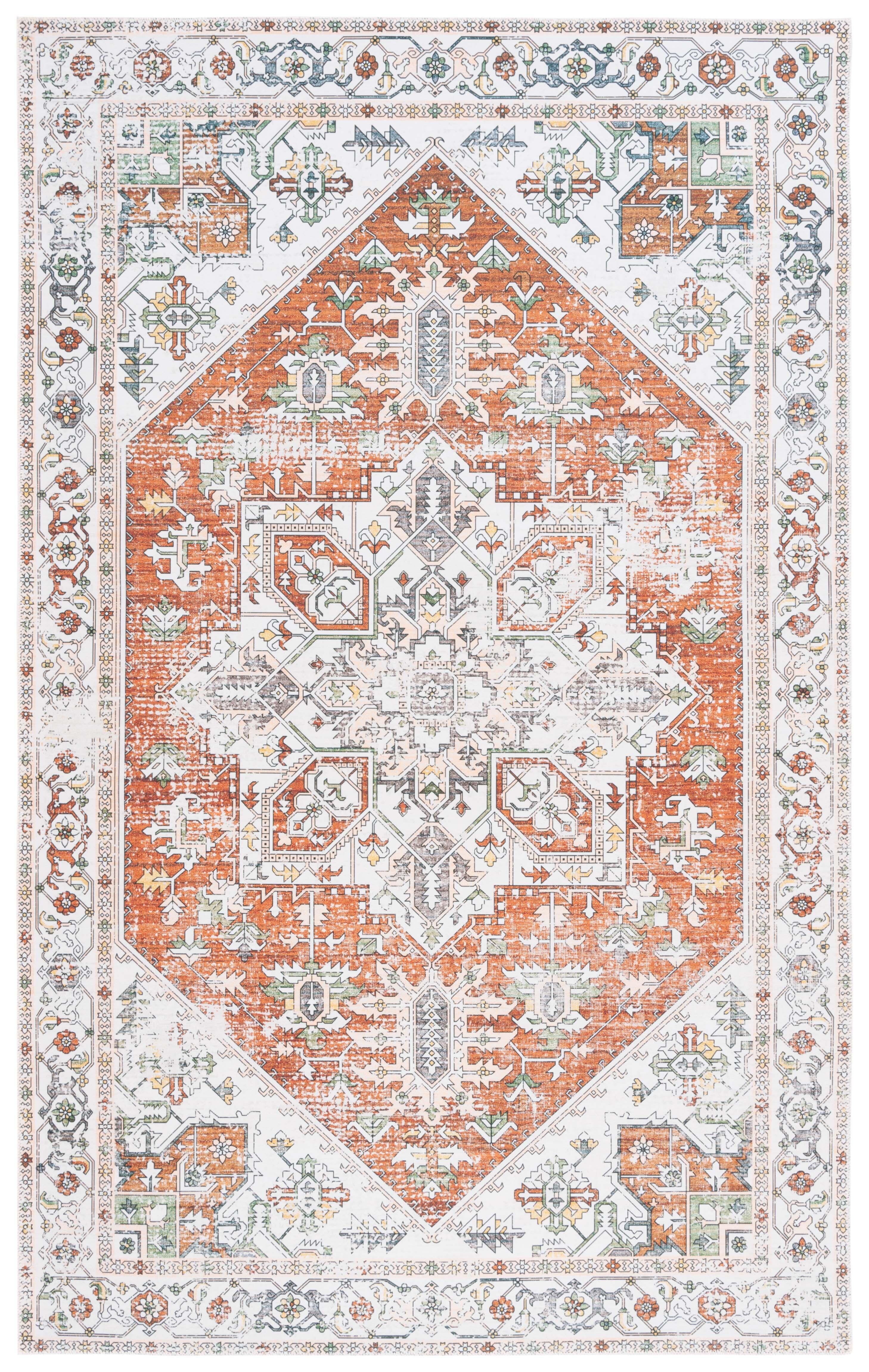 Safavieh Arizona 8' x 10' Area Rug, Ivory/Rust, large