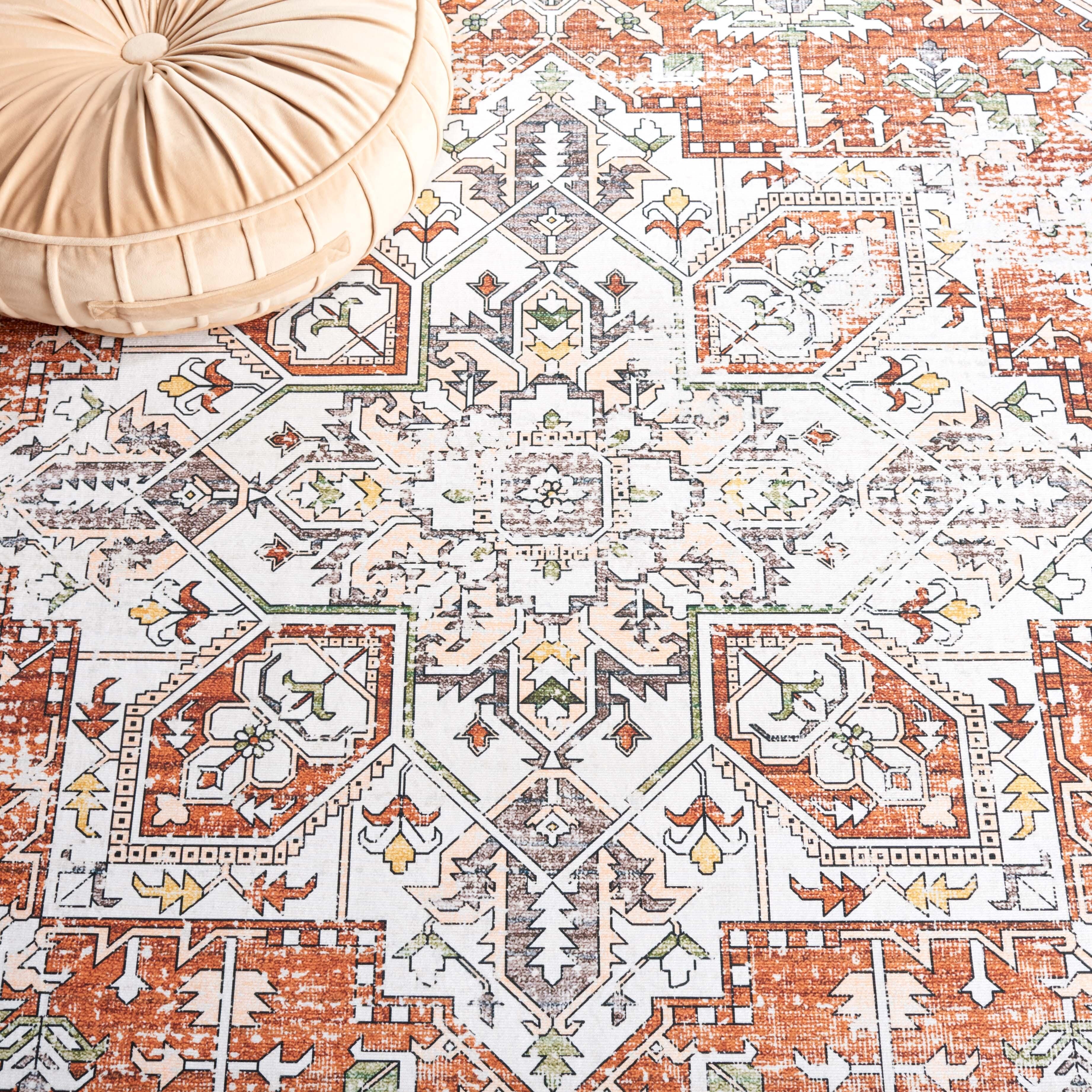 Safavieh Arizona 8' x 10' Area Rug, Ivory/Rust, large