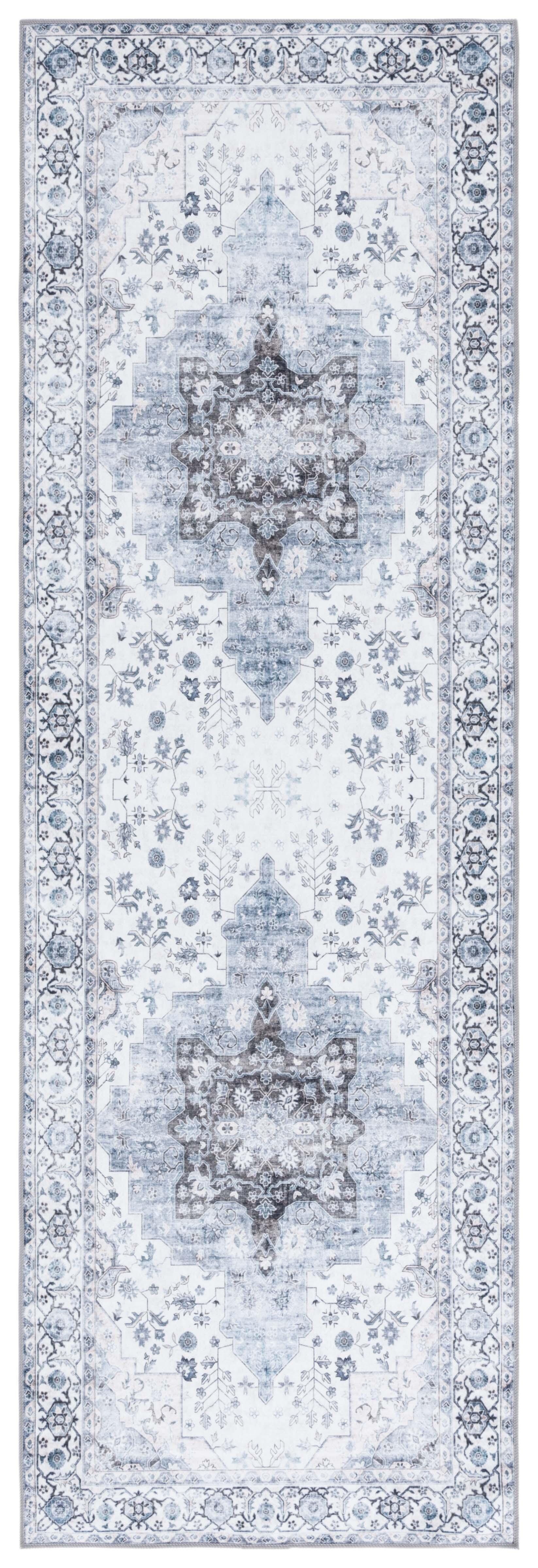 Safavieh Arizona 2' 6" x 6' Runner Rug, Ivory/Blue, large