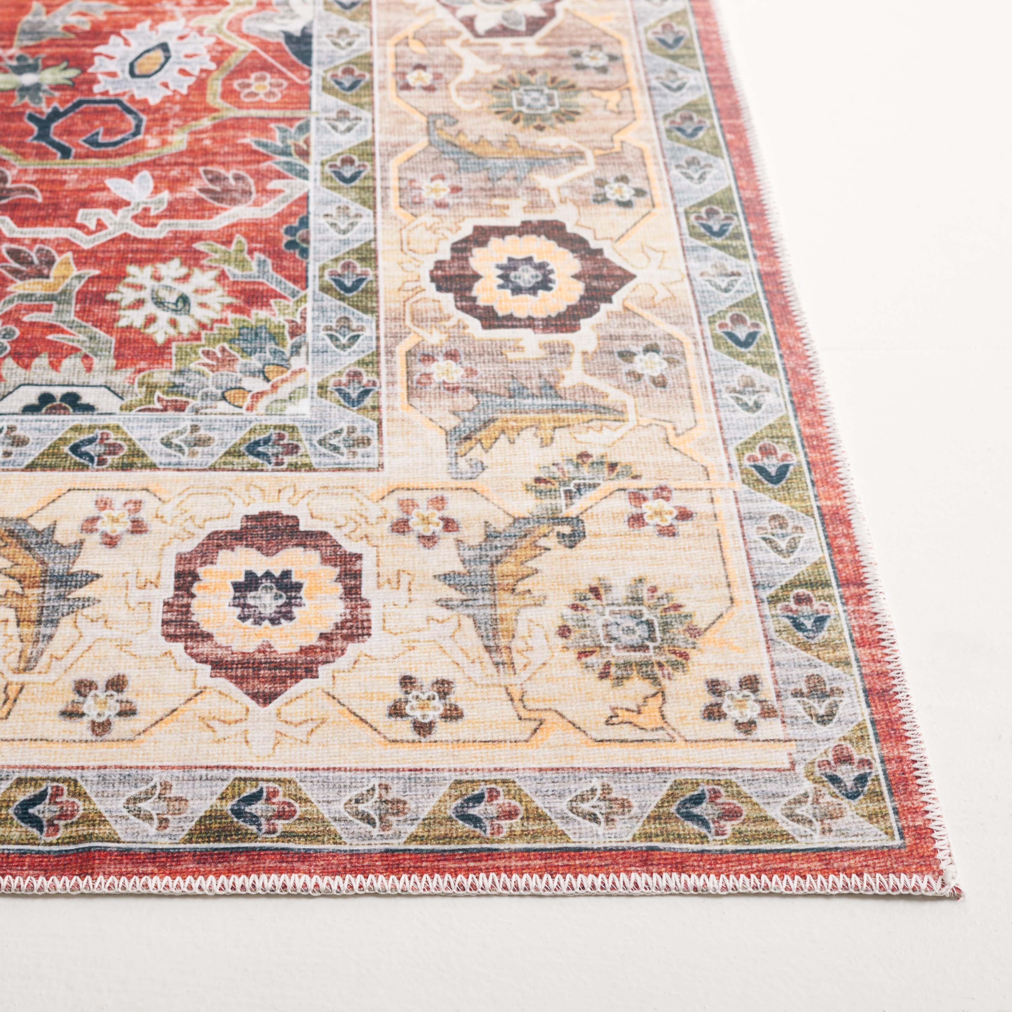 Safavieh Arizona 6' x 9' Area Rug, Rust/Beige, large