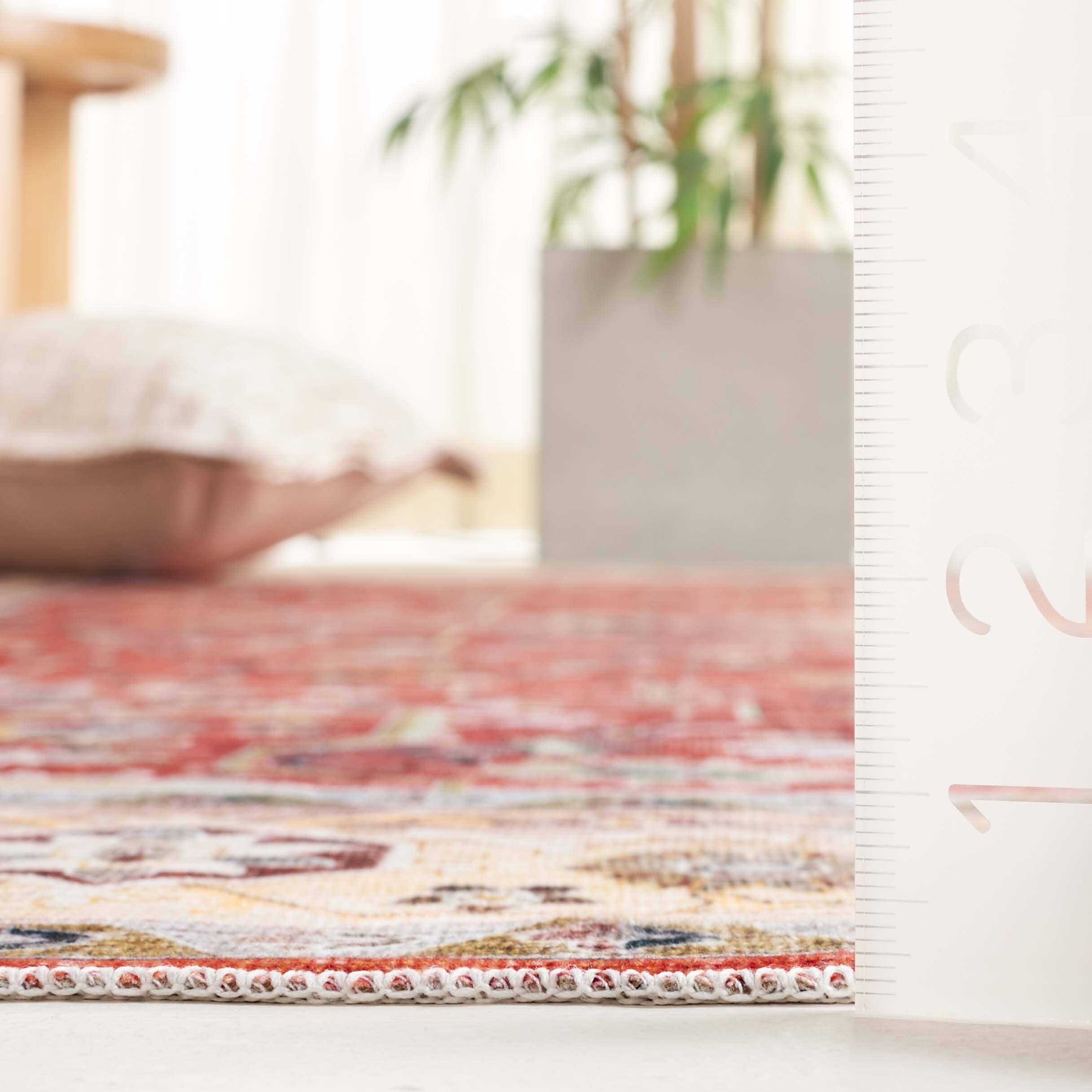 Safavieh Arizona 6' x 9' Area Rug, Rust/Beige, large