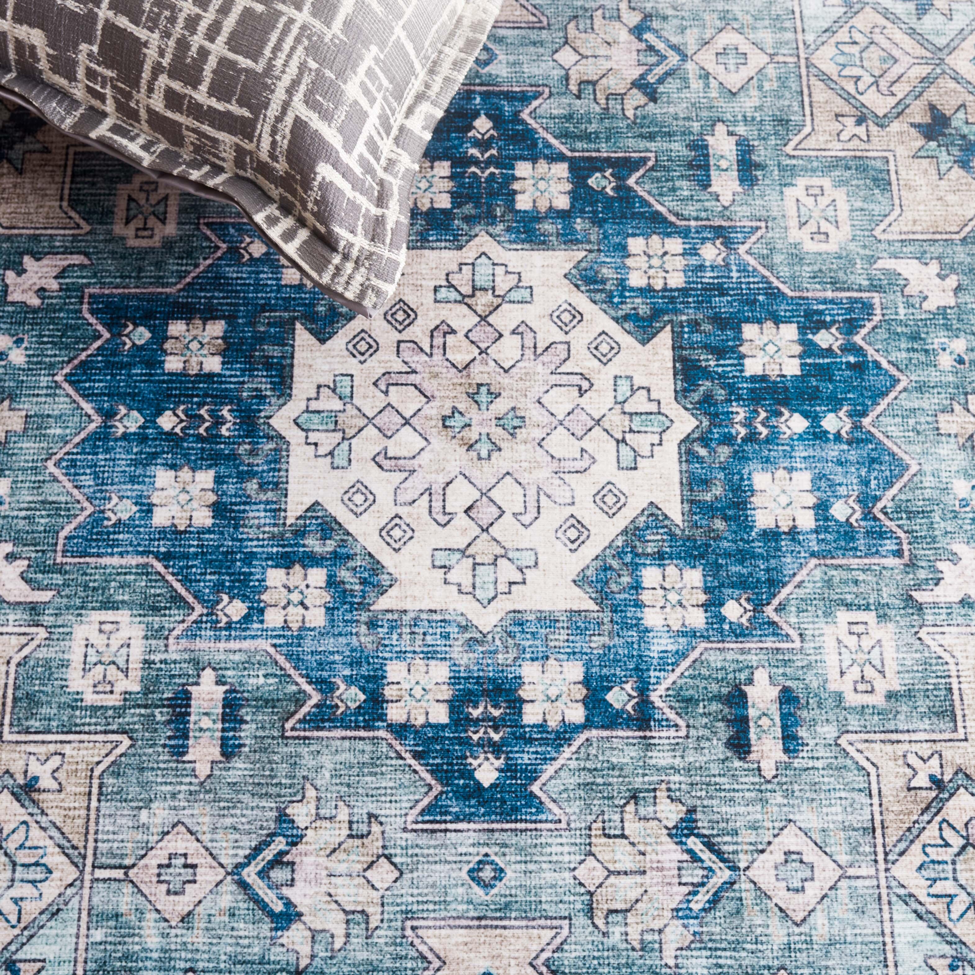 Safavieh Arizona 5' x 8' Area Rug, Sage/Aqua, large