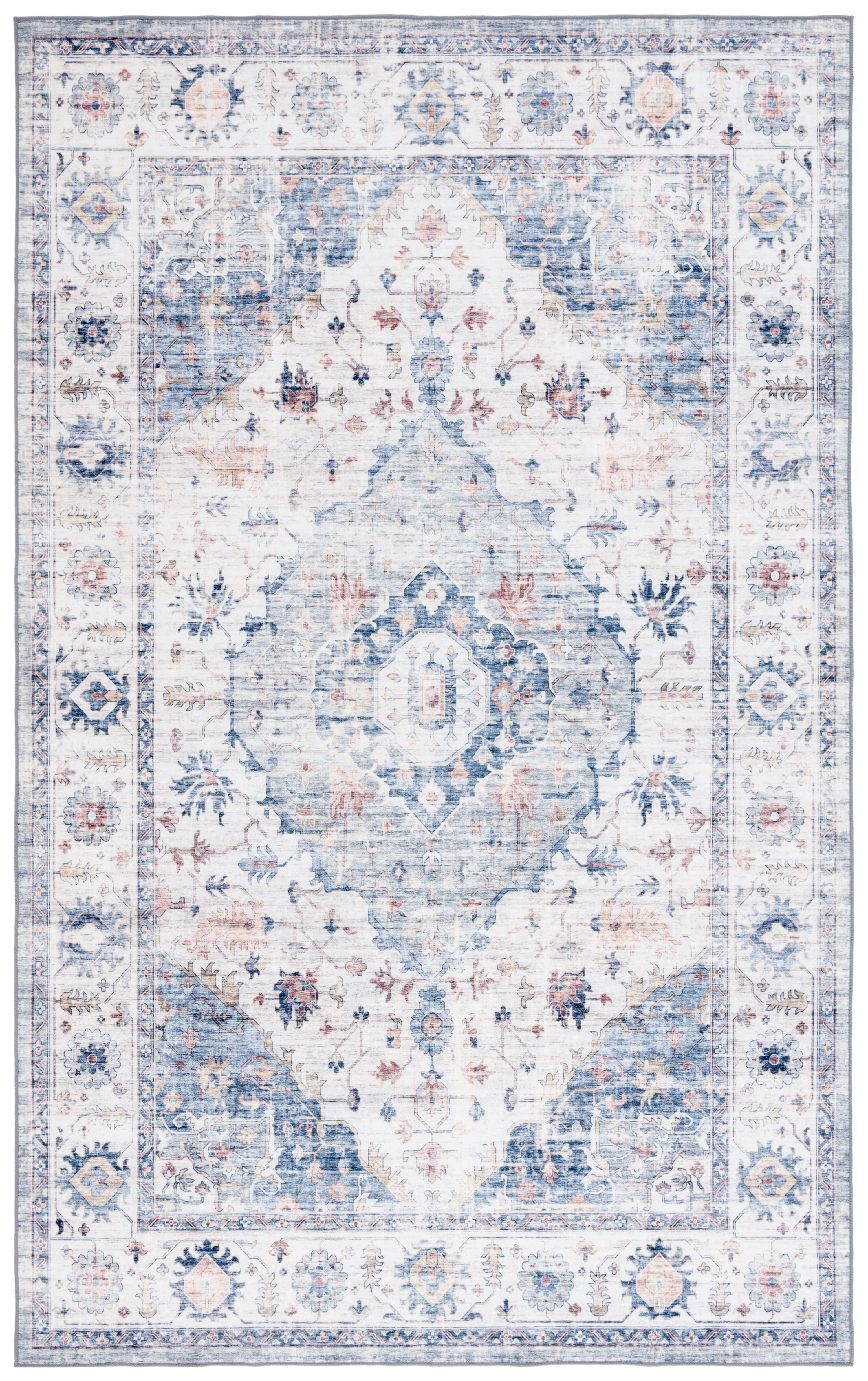 Safavieh Arizona 6' x 9' Area Rug, Light Blue/Ivory, large