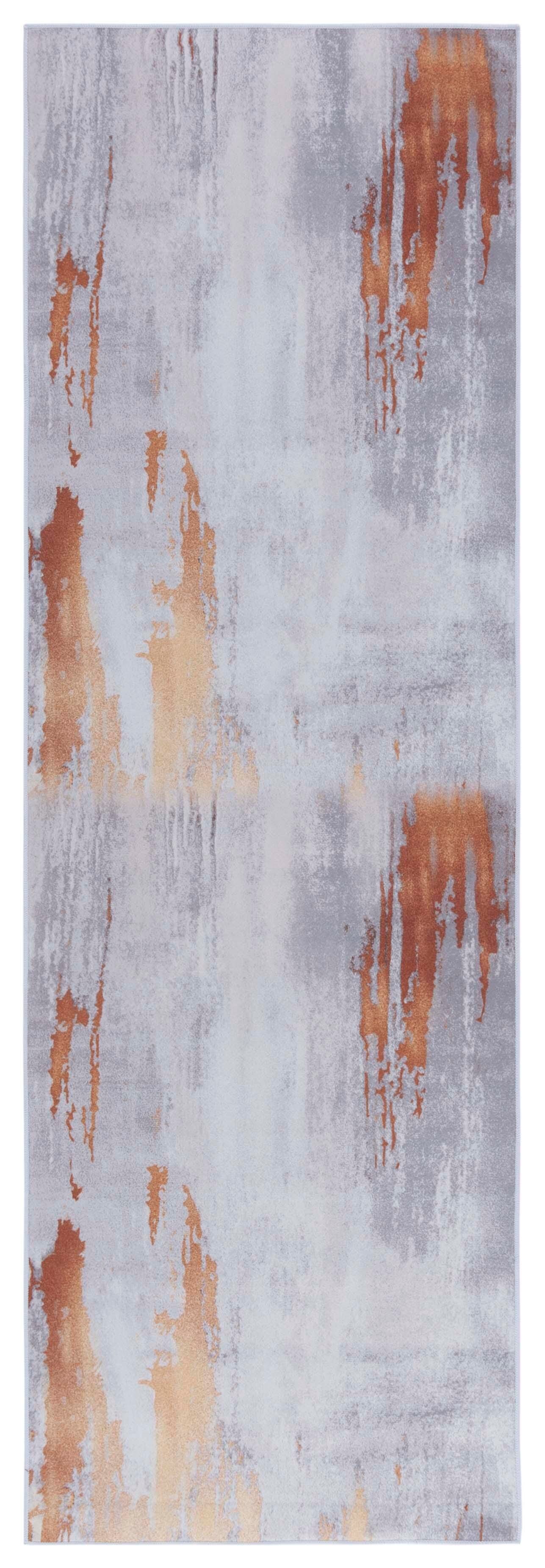 Safavieh Tacoma 2' 6" x 8' Runner Rug, Gray/Rust, large