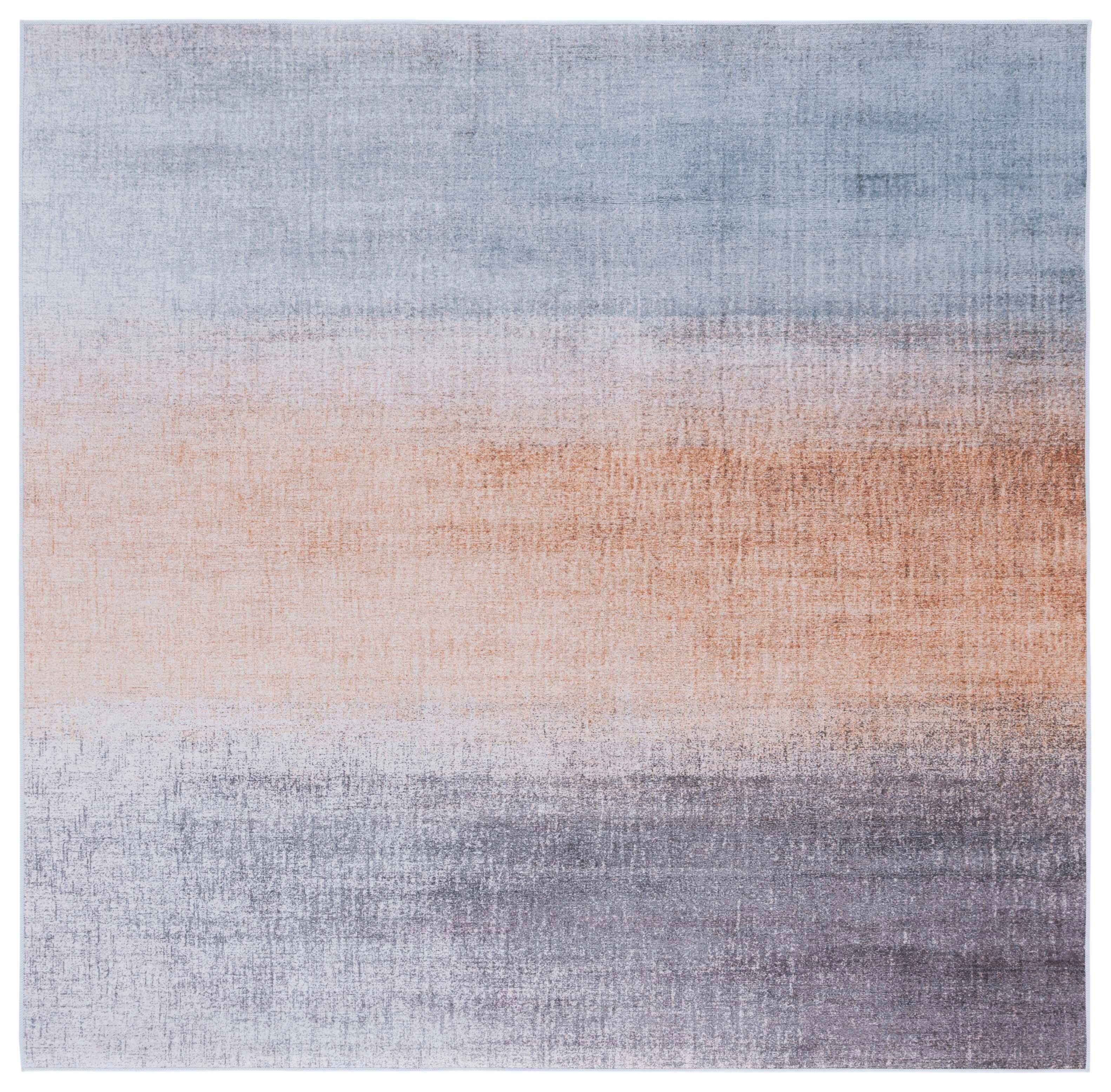 Safavieh Tacoma 4' x 4' Square Area Rug, Gray/Rust, large