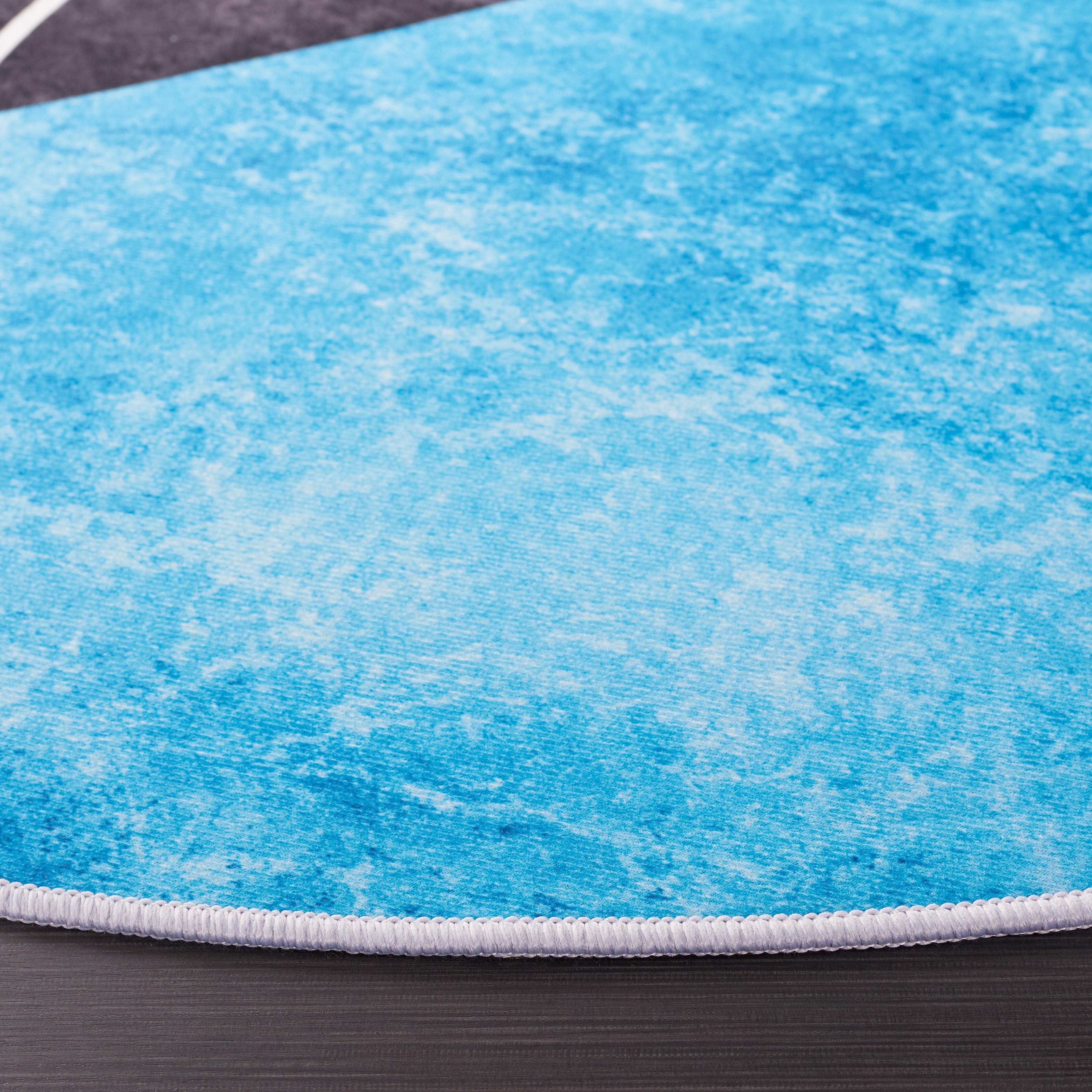 Safavieh Tacoma 6' x 6' Round Area Rug, Dark Gray/Turquoise, large