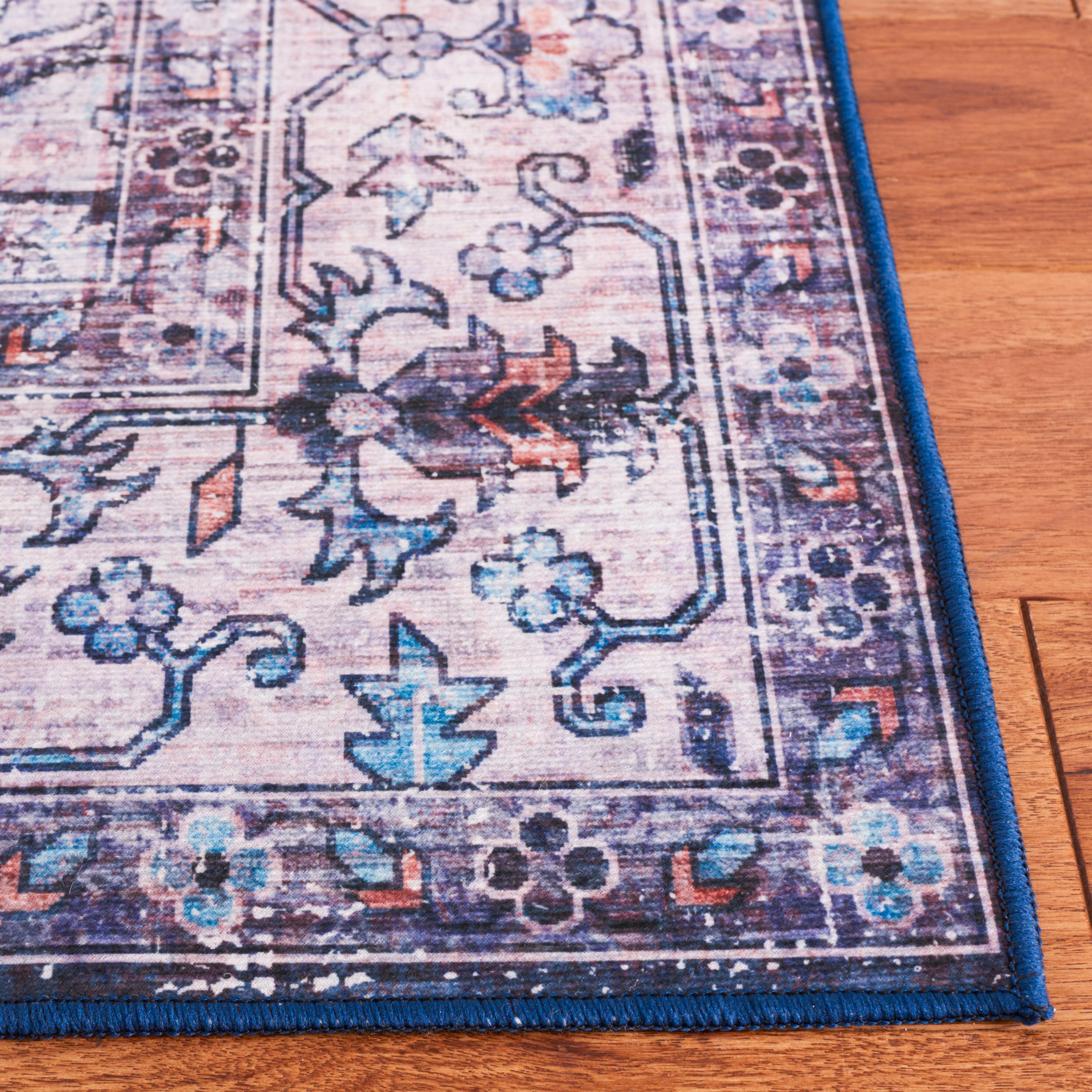 Safavieh Tucson 6' x 9' Area Rug, Aqua/Pink, large