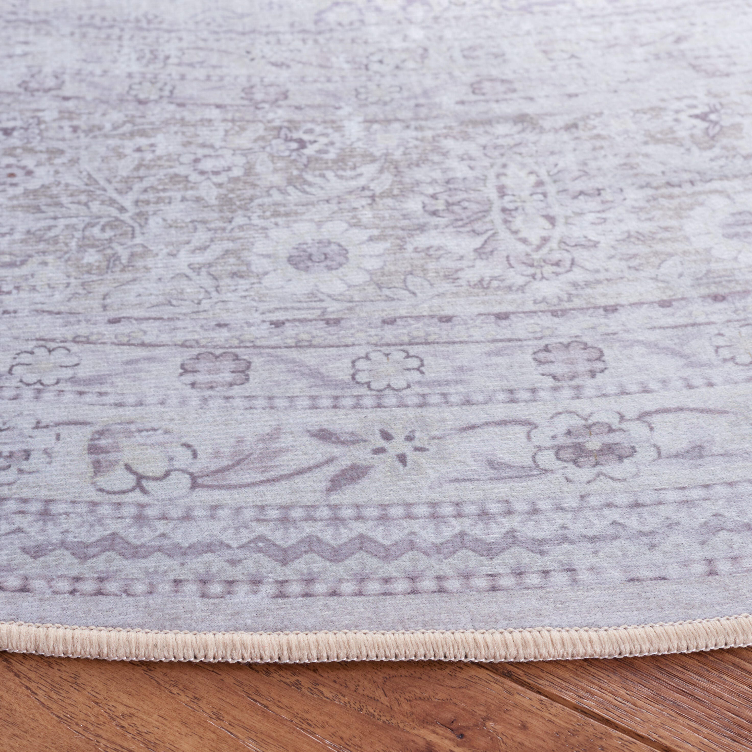 Safavieh Tucson 6' x 6' Round Area Rug, Beige/Beige, large