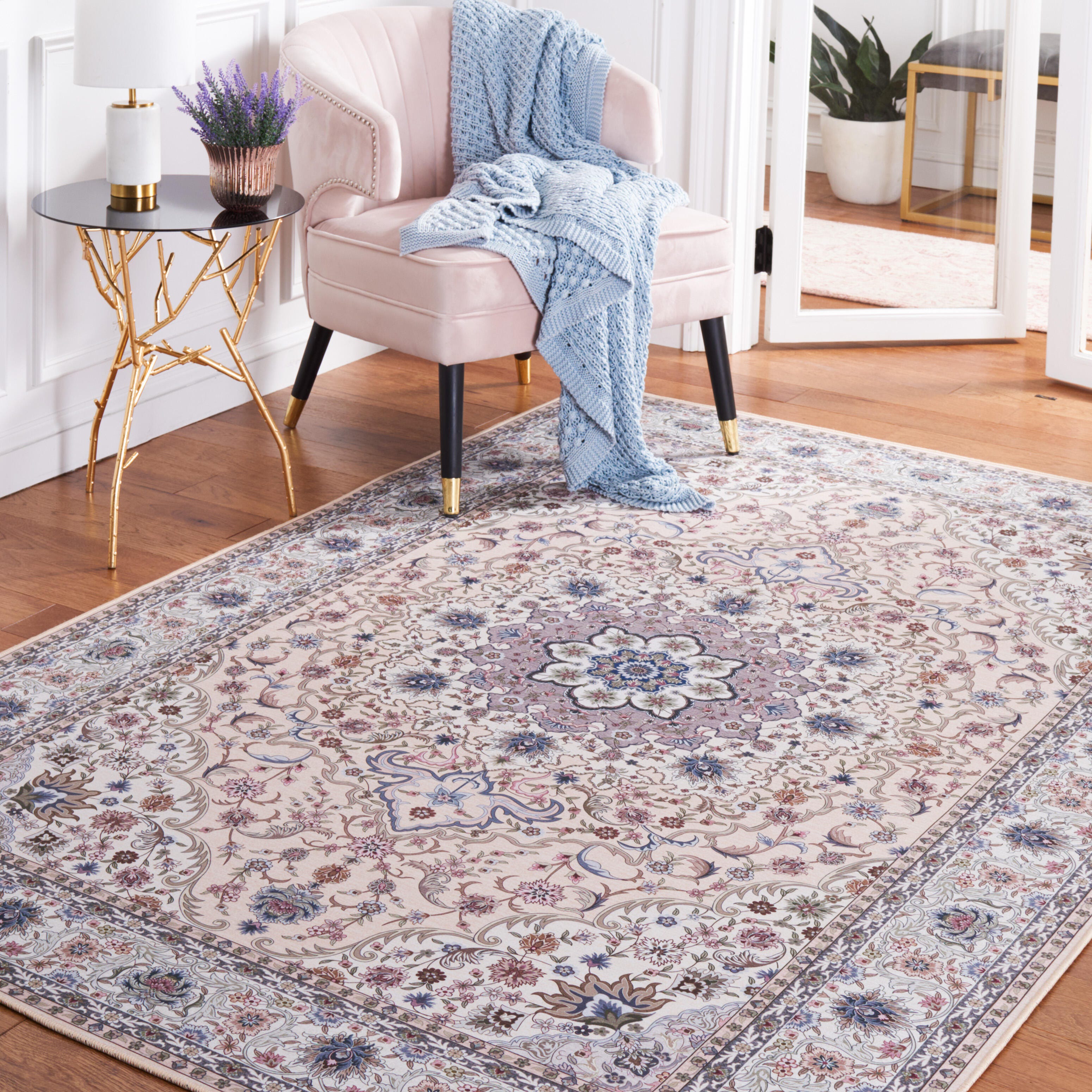 Safavieh Tucson 4' x 4' Square Area Rug, Beige/Green, rollover