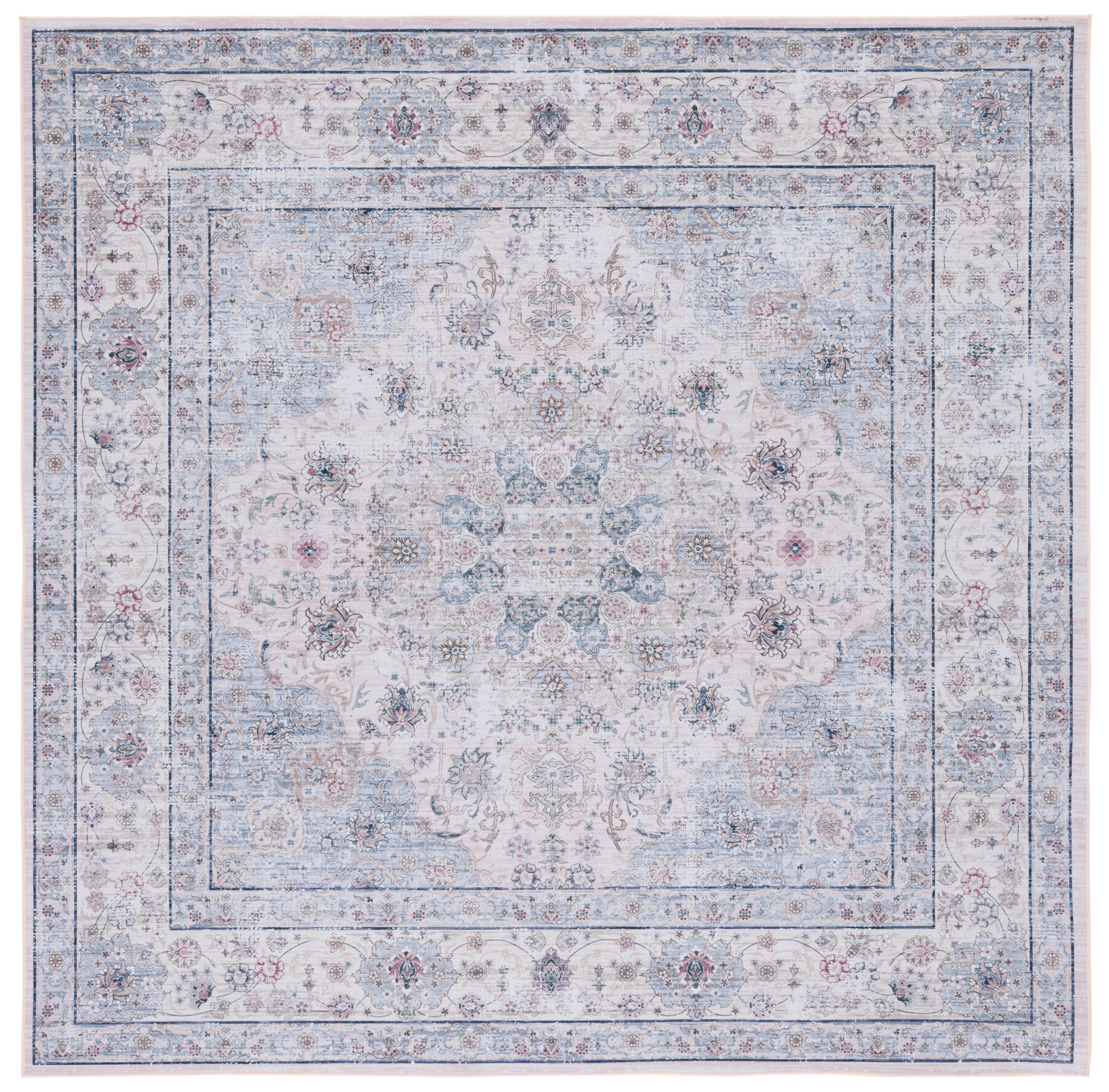 Safavieh Tucson 6' x 6' Square Area Rug, Beige/Green, large