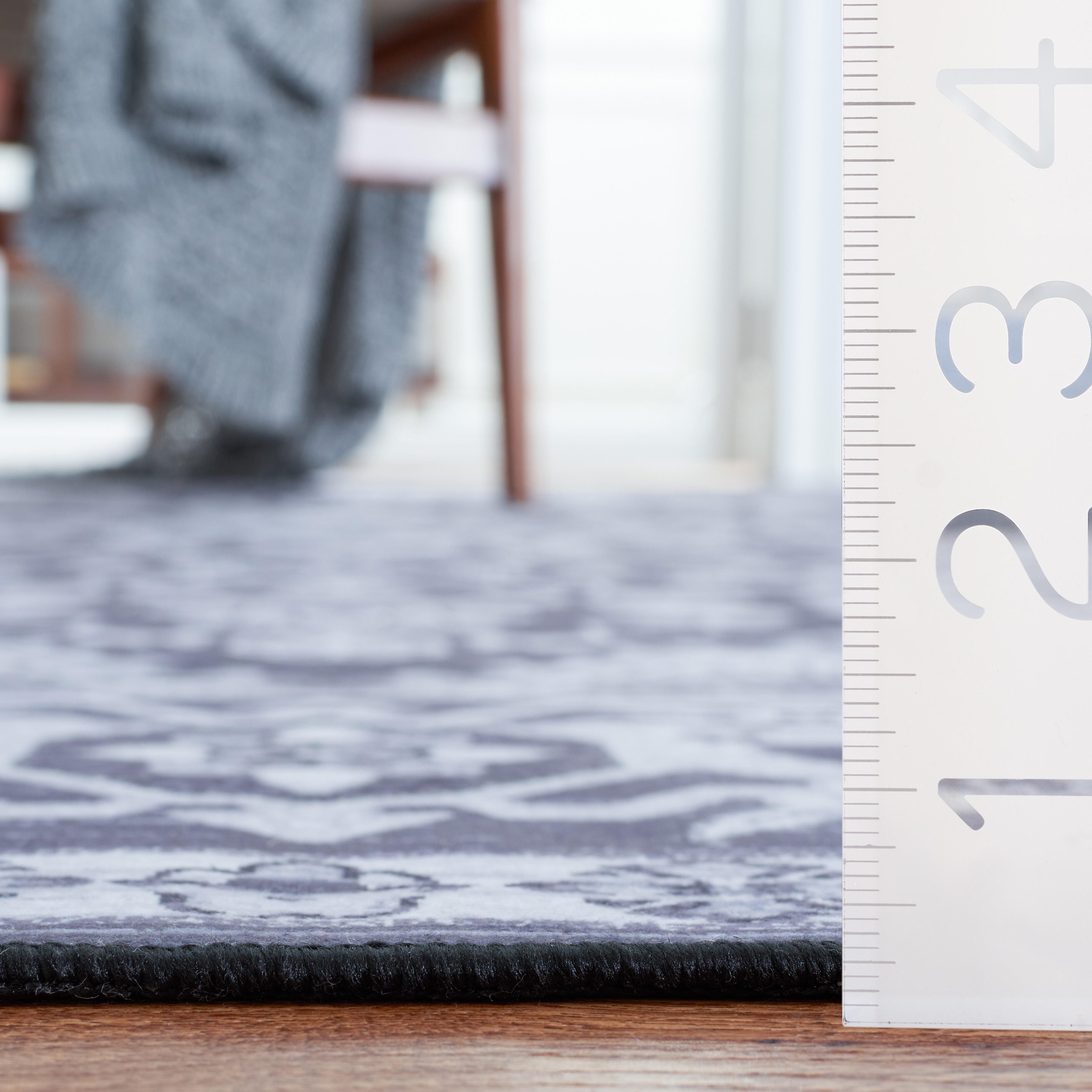 Safavieh Tucson 3' x 5' Area Rug, Black/Beige, large