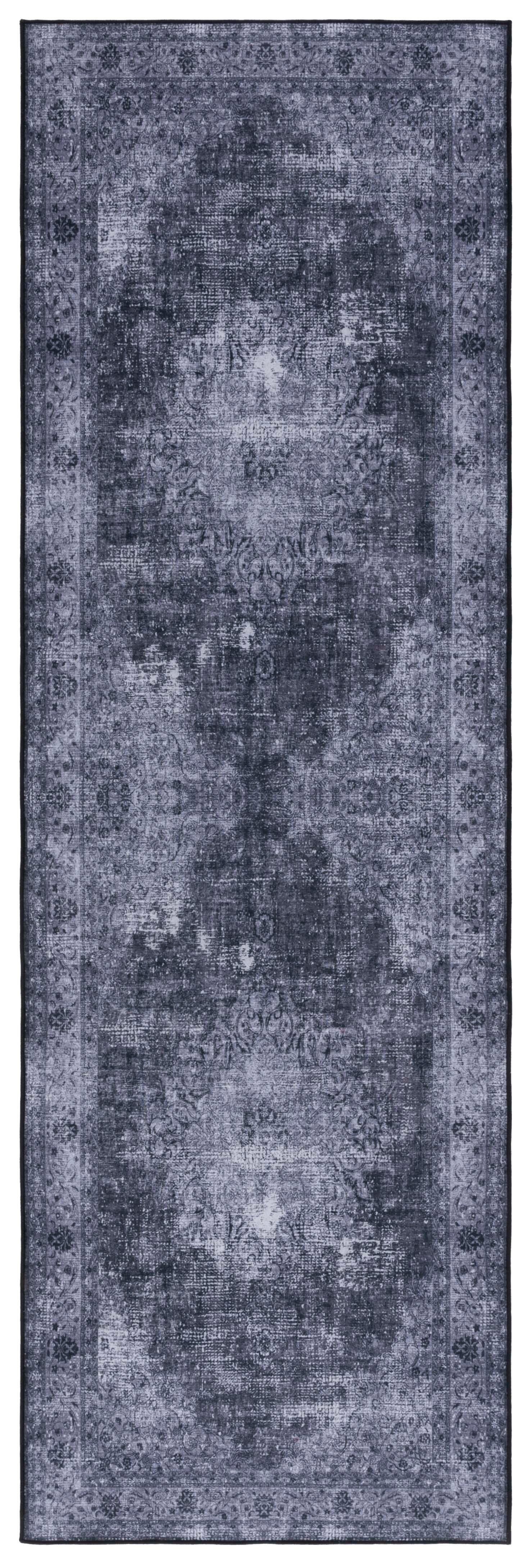 Safavieh Tucson 2' 6" x 12' Runner Rug, Black/Gray, large