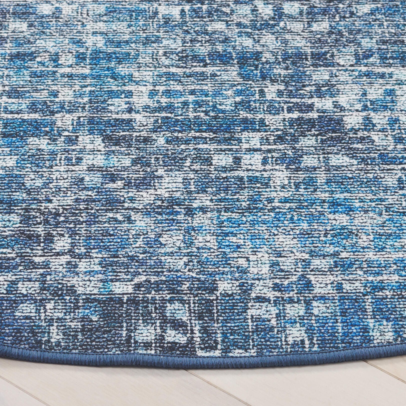 Safavieh Tucson 6' x 6' Round Area Rug, Blue/Gray, large