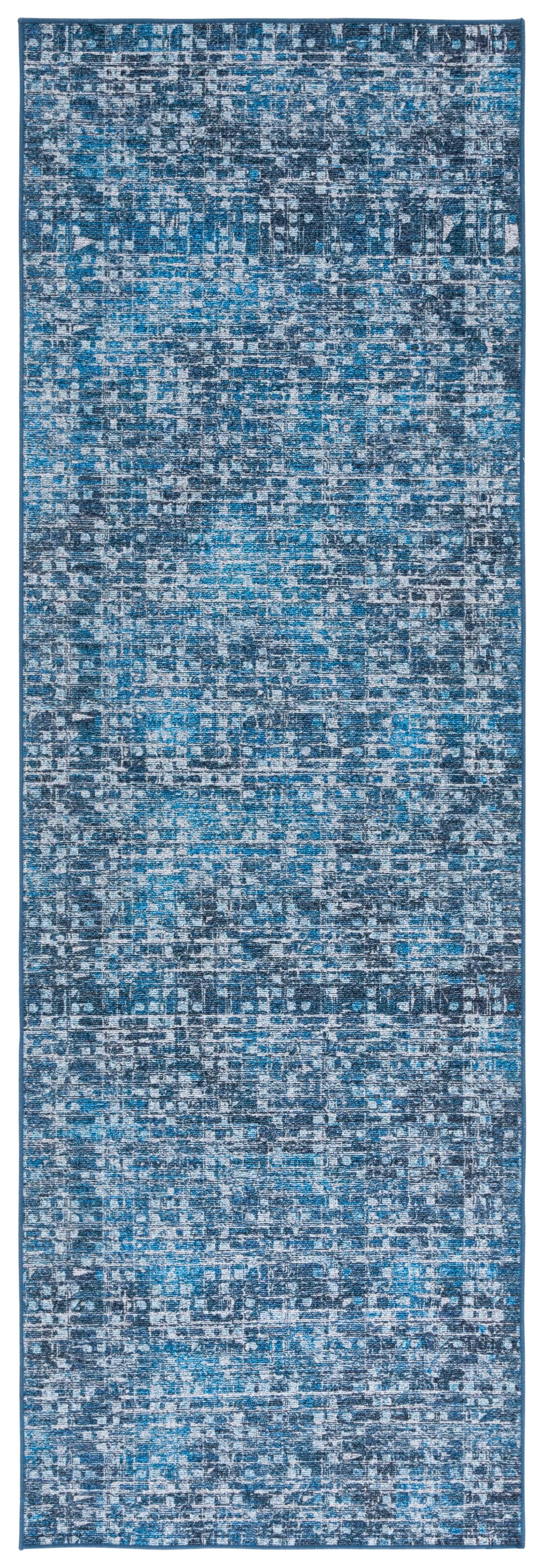 Safavieh Tucson 2' 6" x 8' Runner Rug, Blue/Gray, large