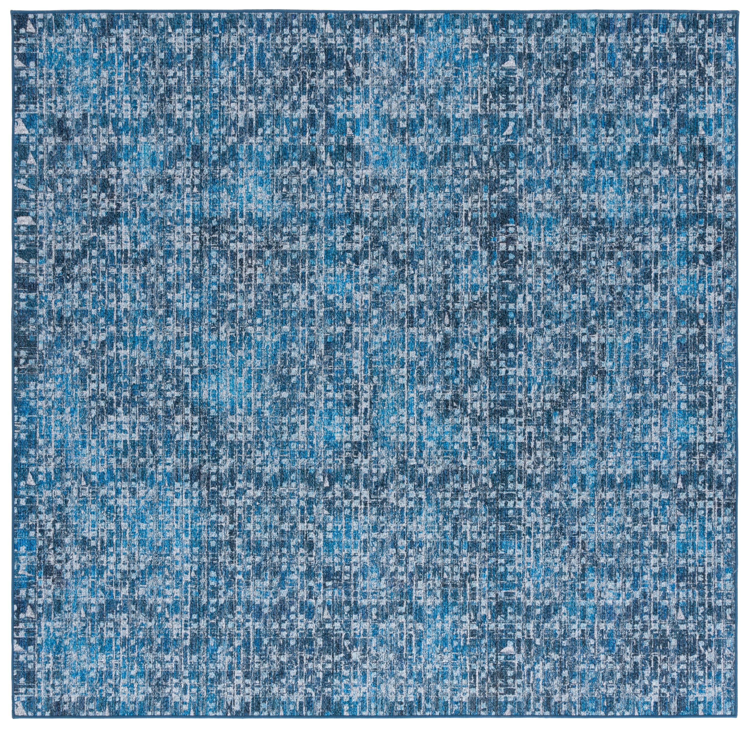 Safavieh Tucson 6' x 6' Square Area Rug, Blue/Gray, large