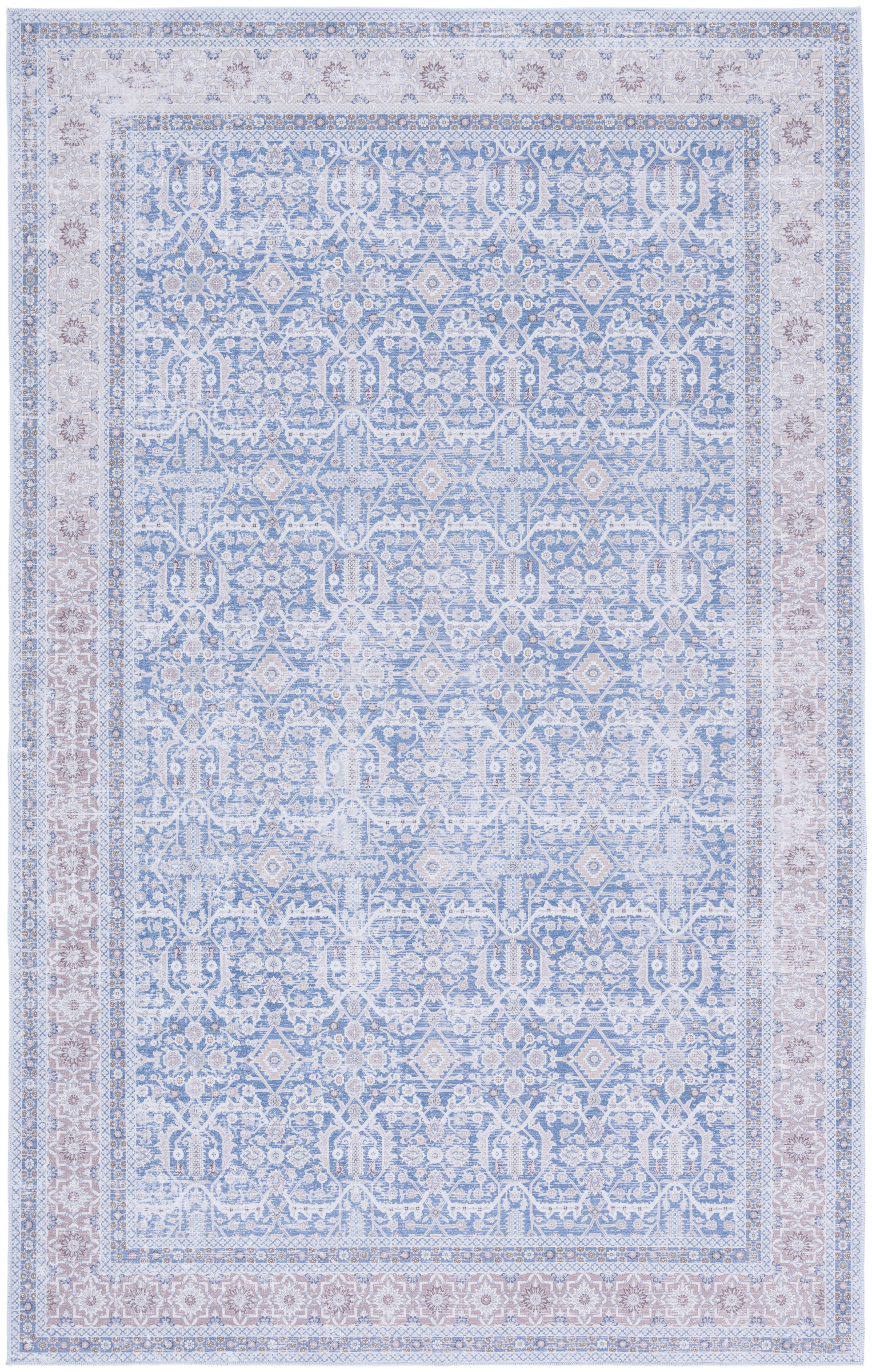 Safavieh Tucson 6' x 9' Area Rug, Blue/Rust, large